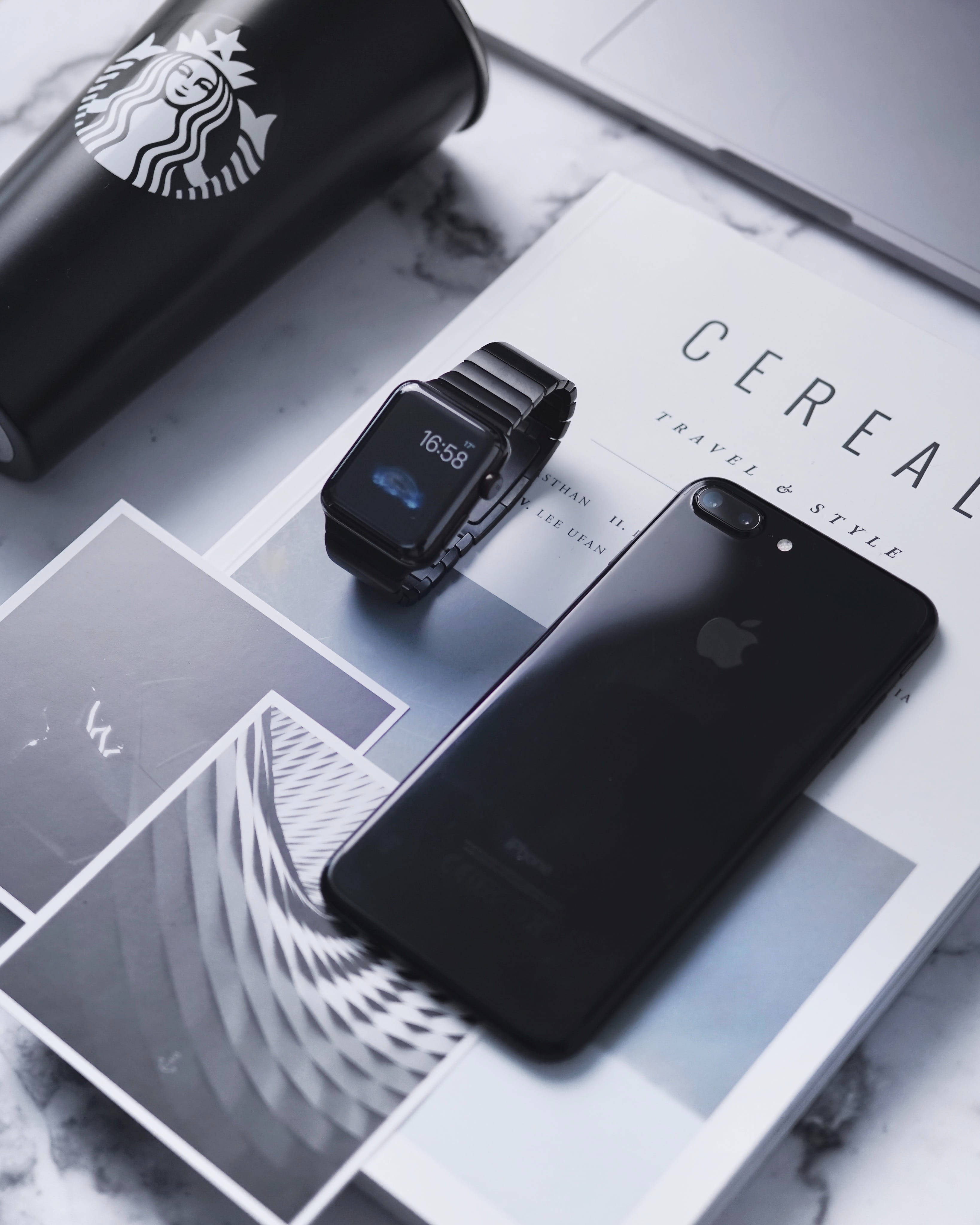 Apple Watch Og Jet Black iPhone Bakgrunner