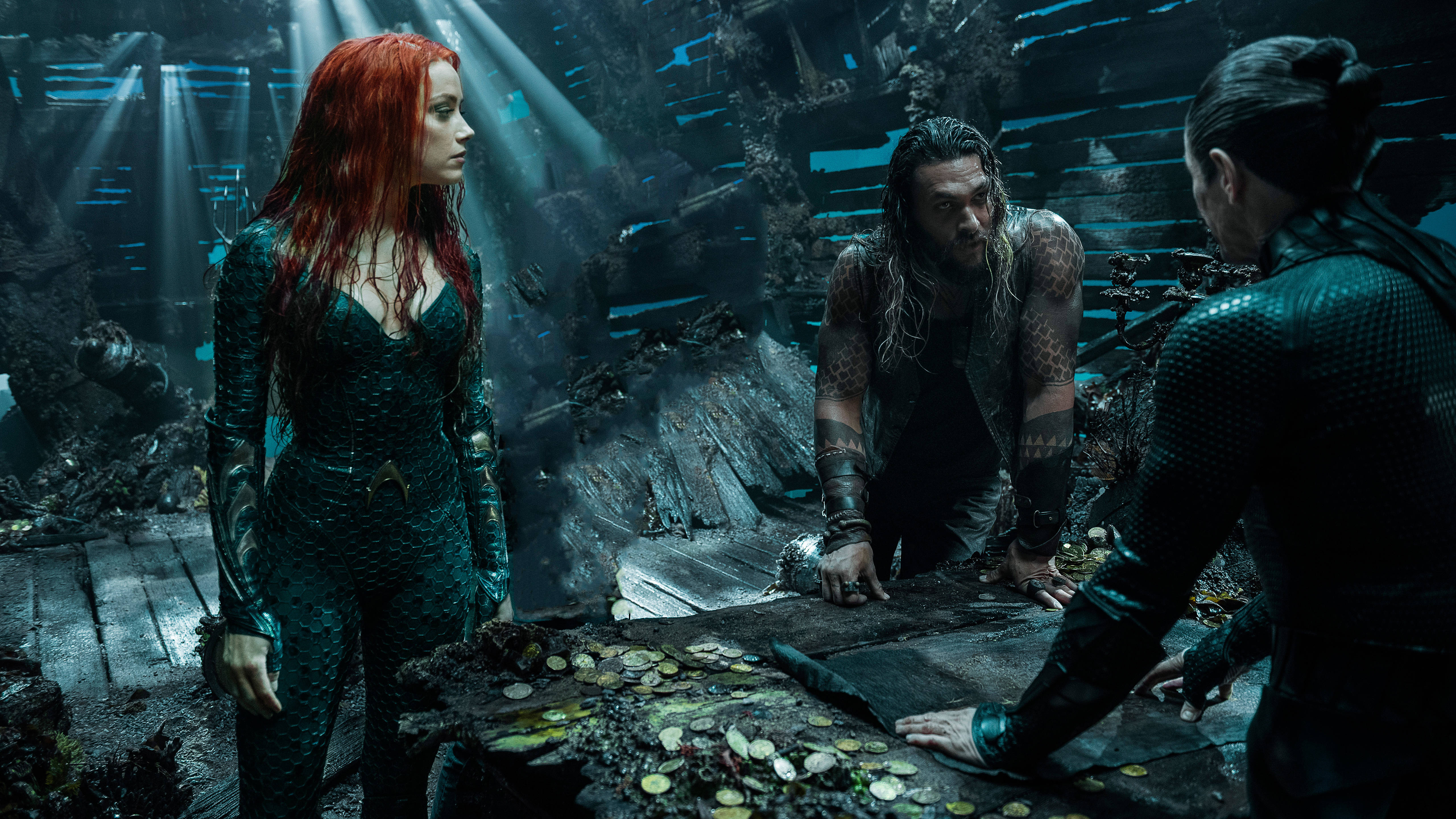 Aquaman og Mera scene Bakgrunner