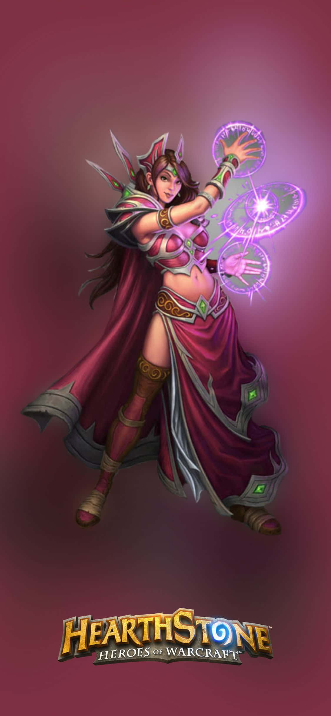 Arcane Mage iPhone XS Hearthstone-bakgrunn Bakgrunner