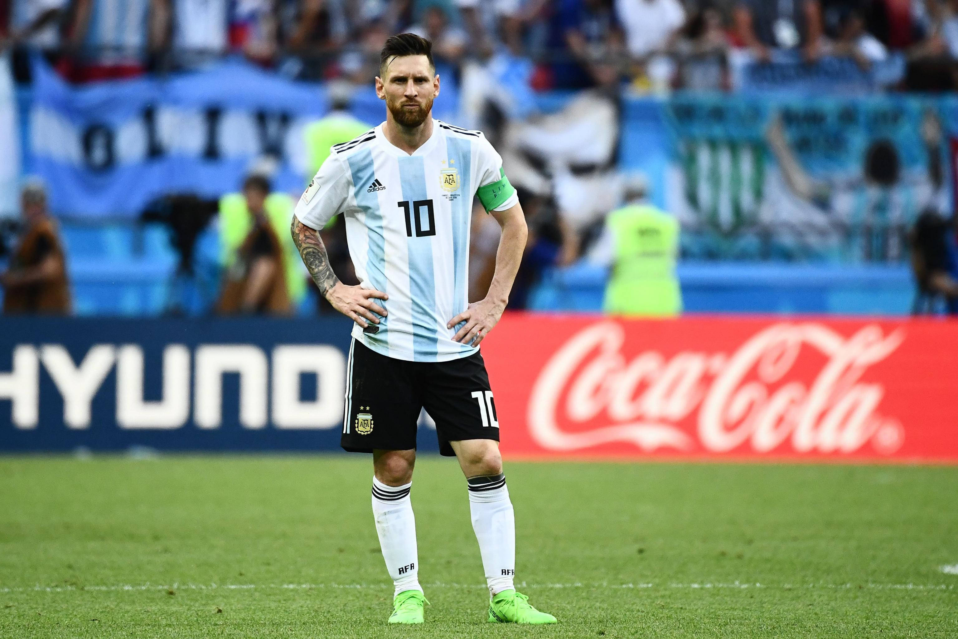 Argentina nasjonale fotballag Messi spilløyeblikk Bakgrunner