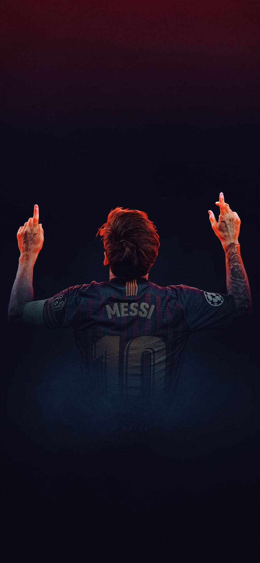 Argentinsk profesjonell fotballspiller Lionel Messi Sports iPhone Bakgrunner