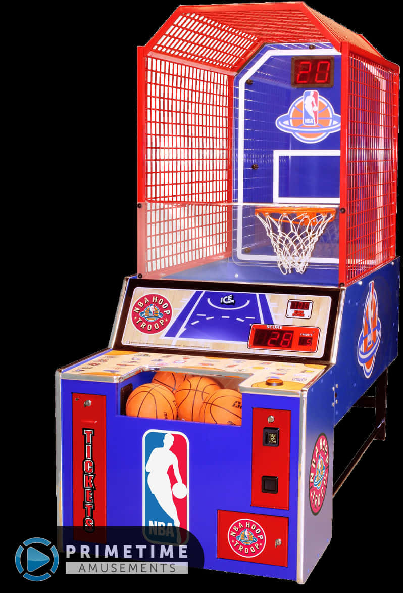 Arkade basketballspillmaskin Bakgrunner