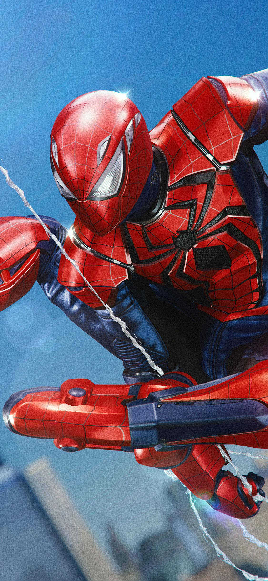 Armor Spider Man iPhone Bakgrunner