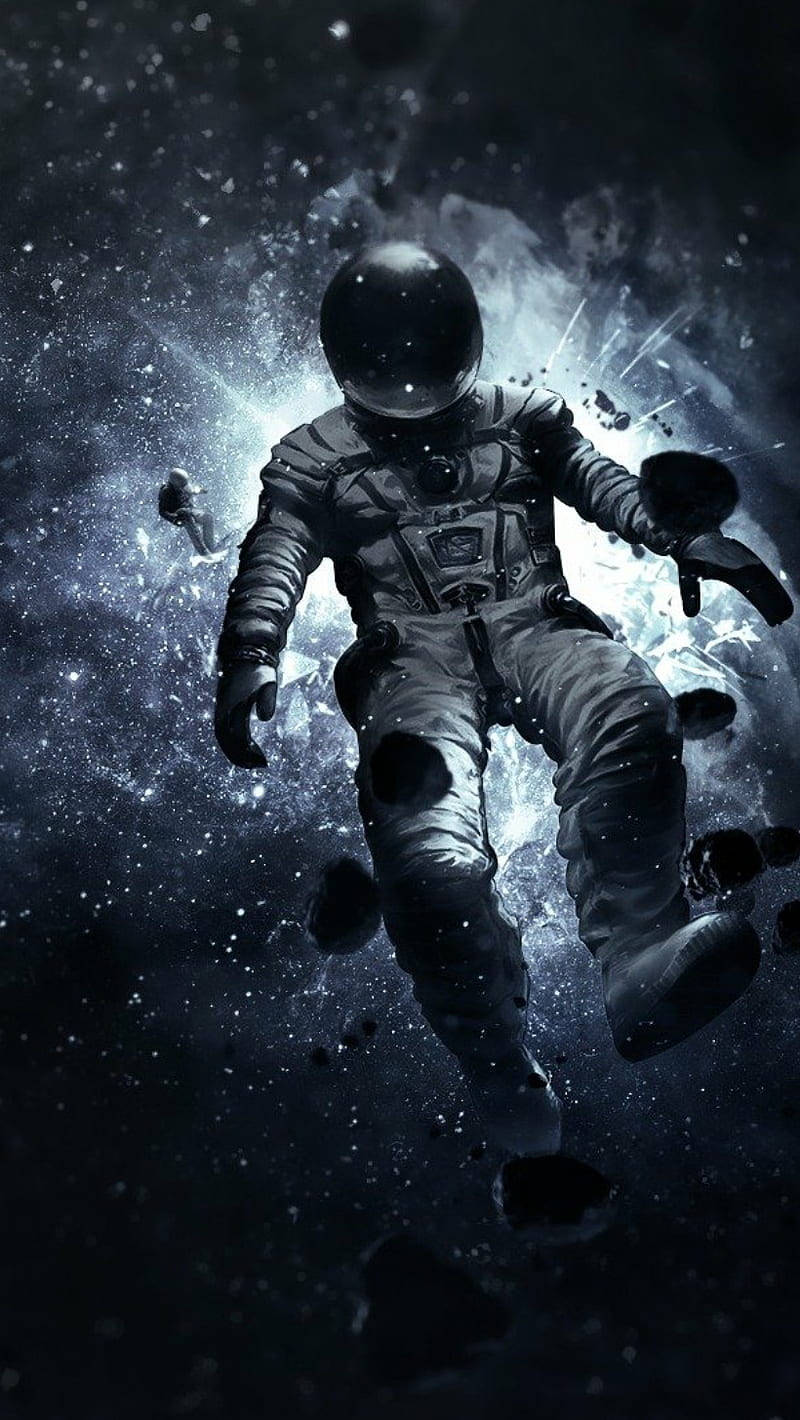 Astronaut Mørk Menn Telefon Bakgrunner