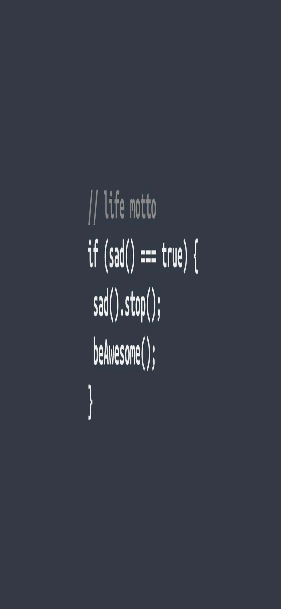 Avansert iPhone XS Programmeringsbakgrunn Bakgrunner