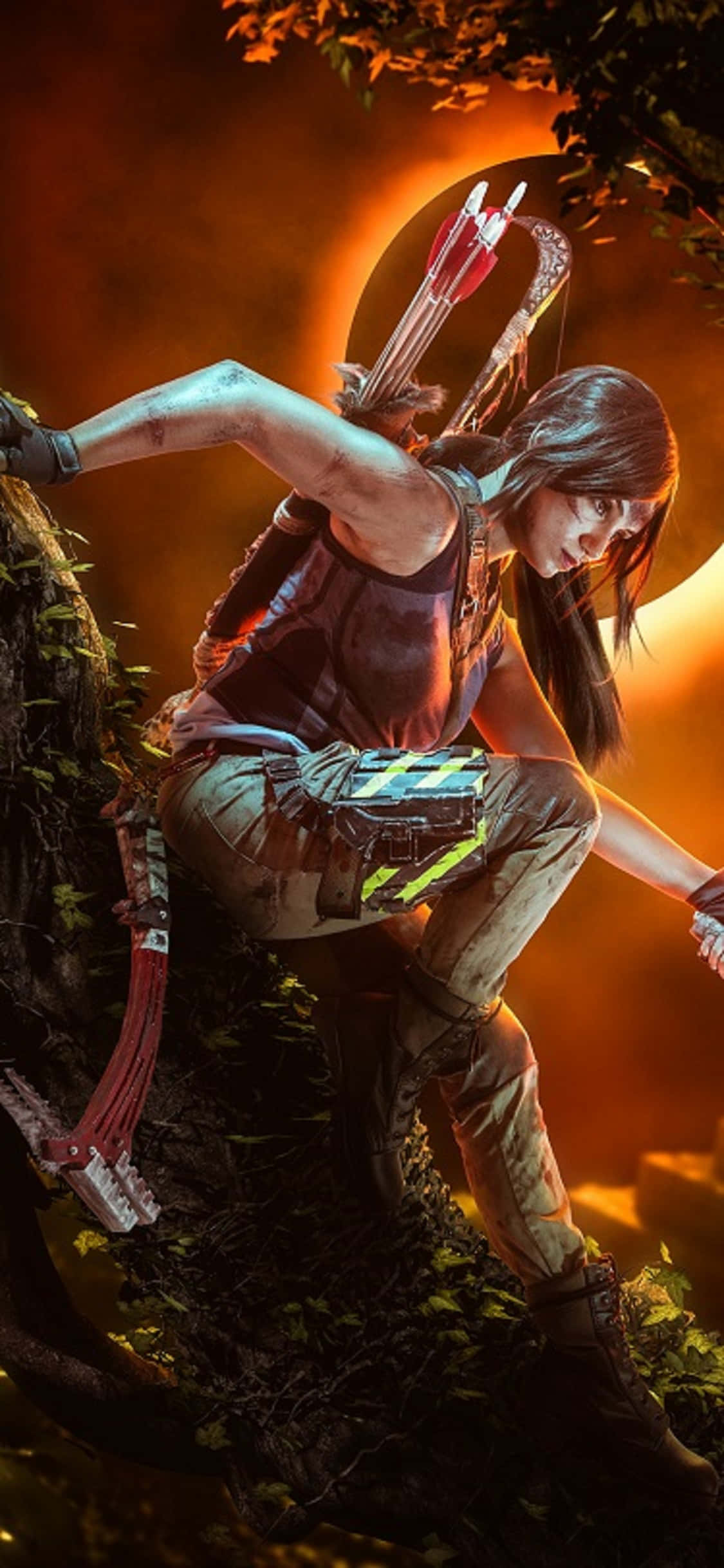 Avdekk verdens mysterier i iPhone X Shadow of the Tomb Raider Bakgrunner
