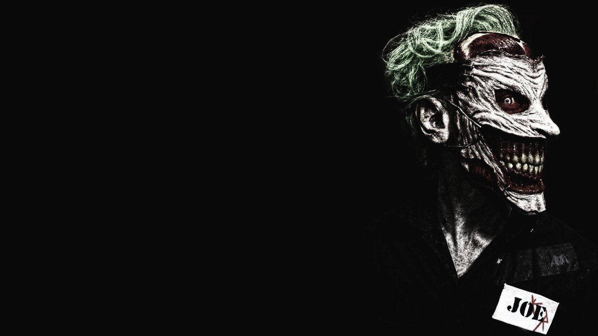 Avhudet Joker Ansikt Bakgrunn
