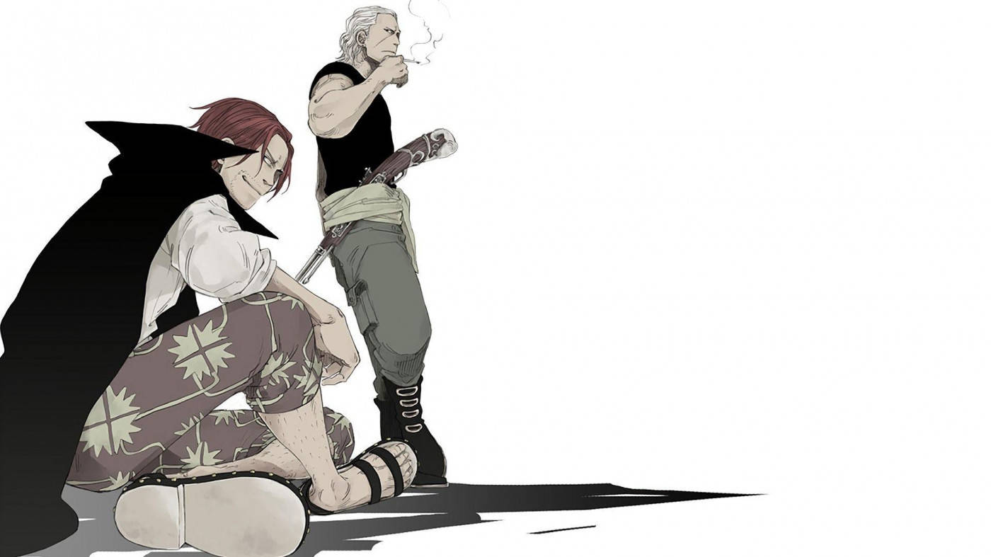 Avslappende Beckman og Shanks One Piece Bakgrunner