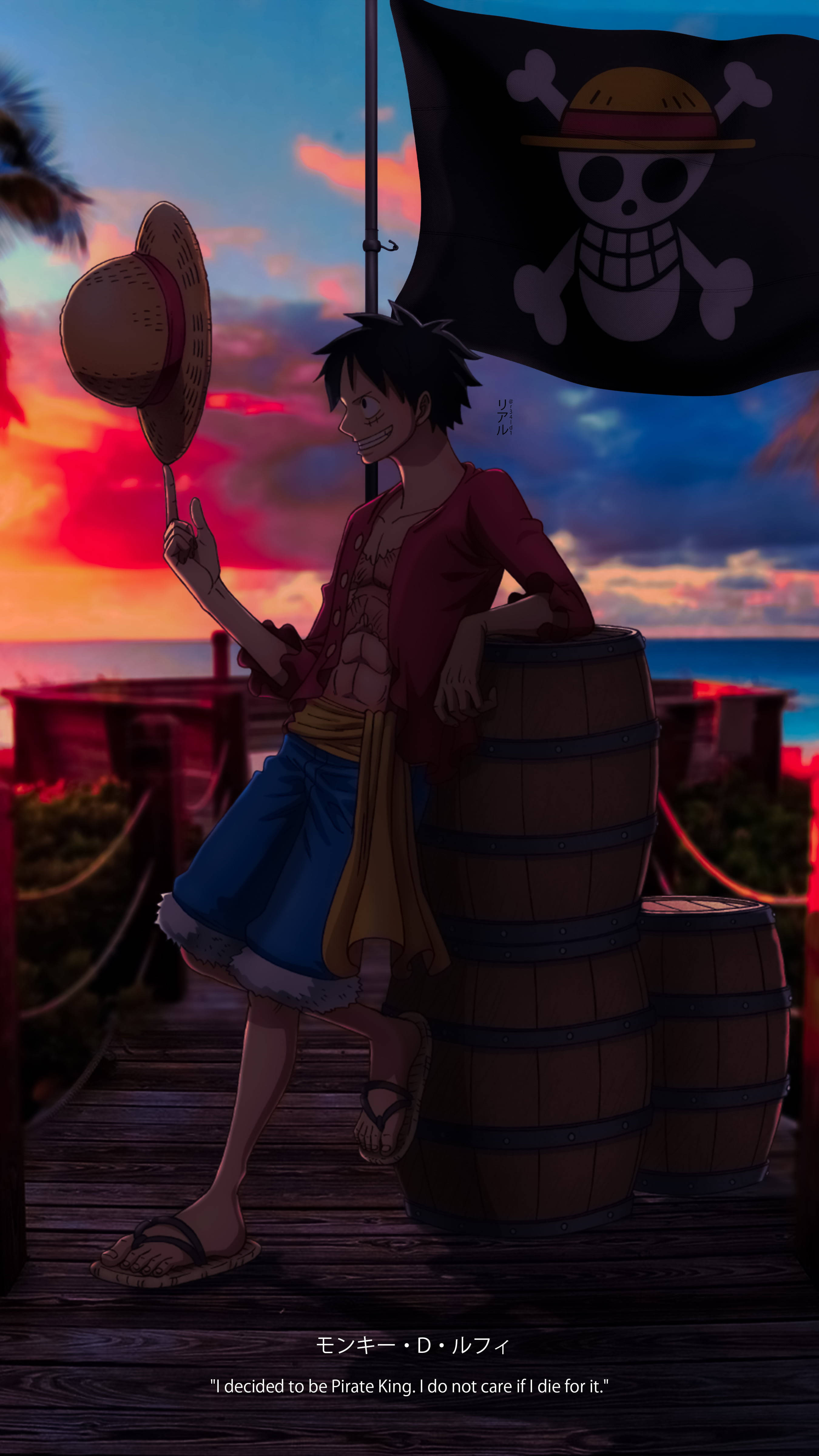 Avslappende Luffy-estetikk Bakgrunner