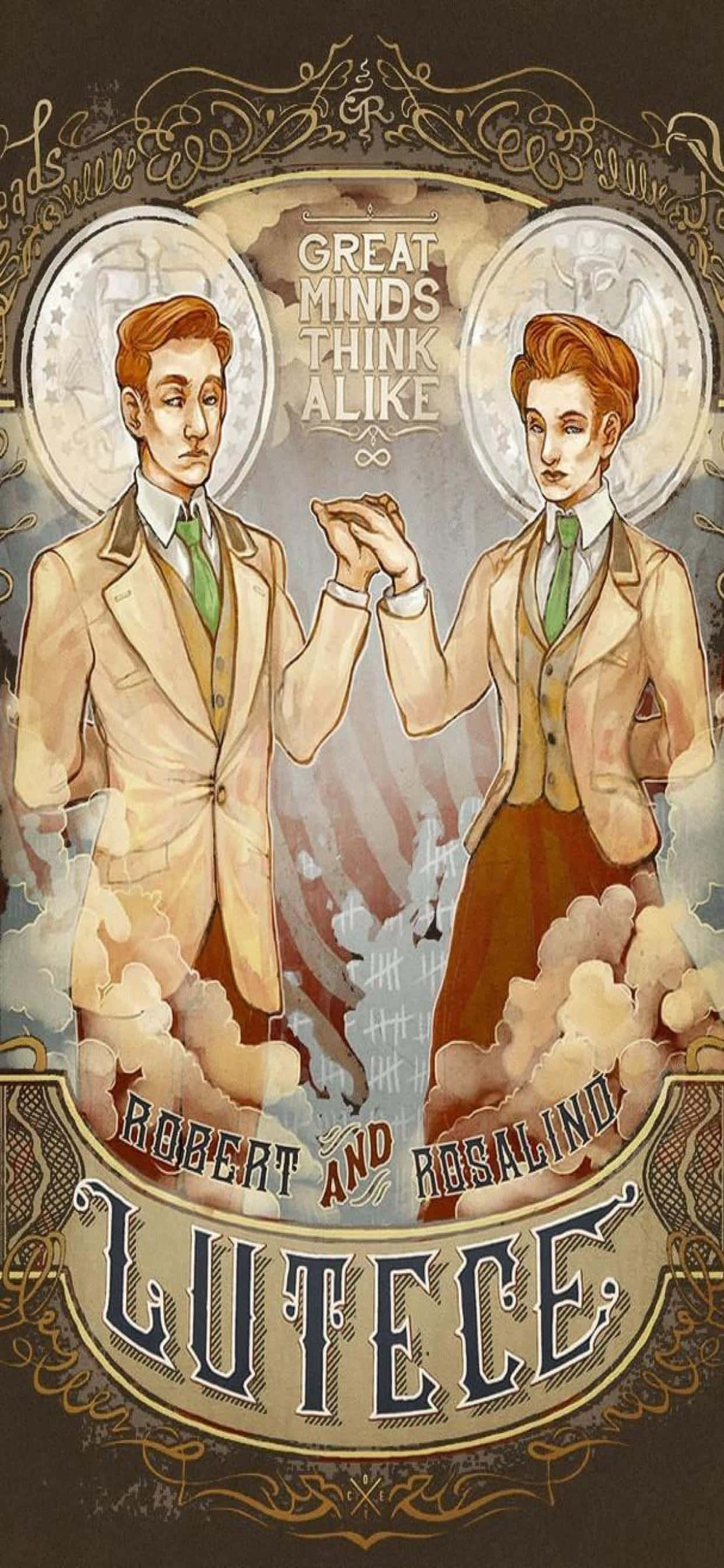 Lås opp hemmelighetene i Bioshock Infinite-universet med en iPhone Xs Max Bakgrunner