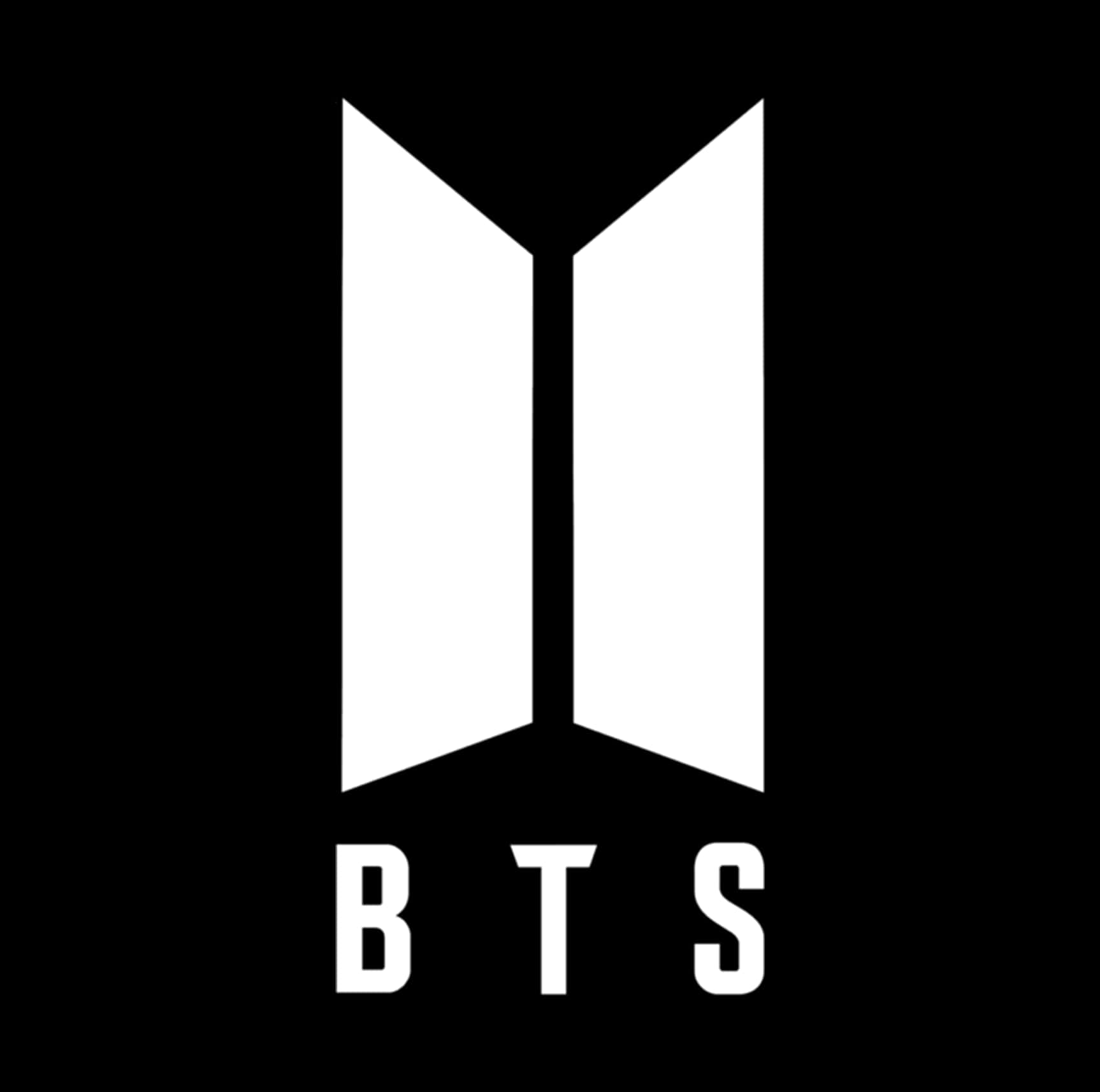 B T S Logo Svart og Hvitt Bakgrunner