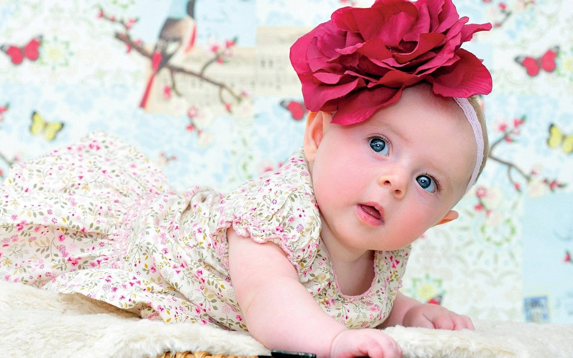 Babyjente sommerfugl Bakgrunner