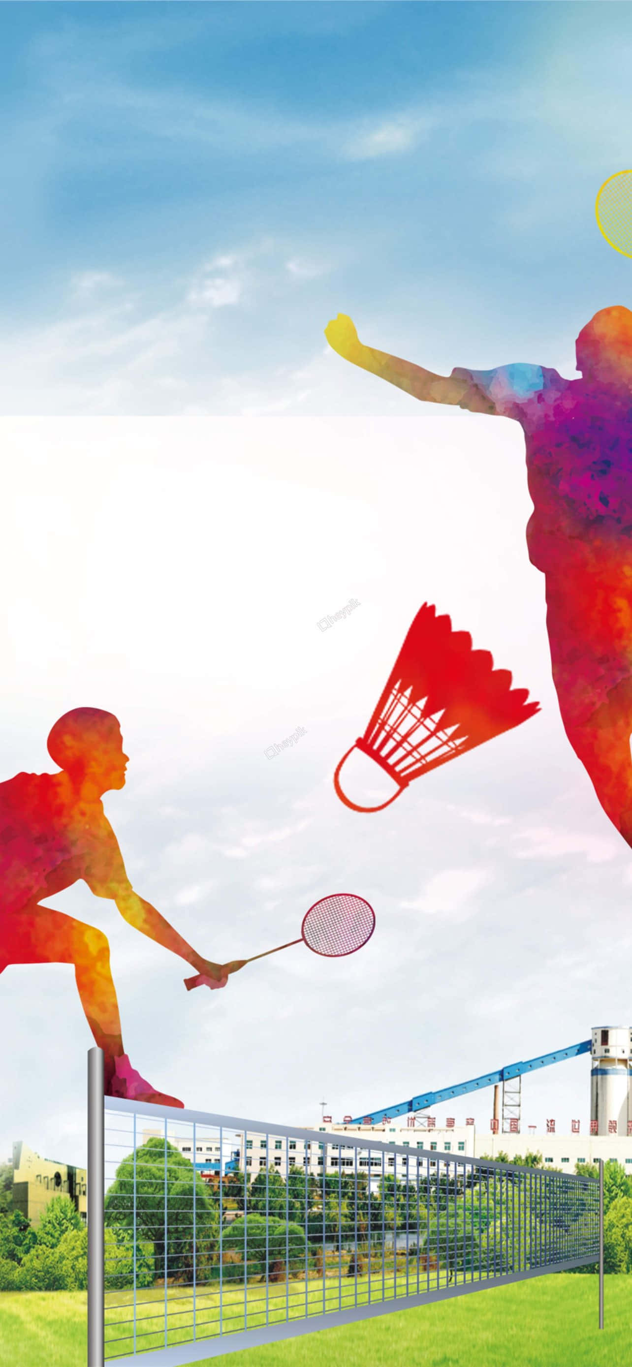 Badminton-bakgrunn Bakgrunner
