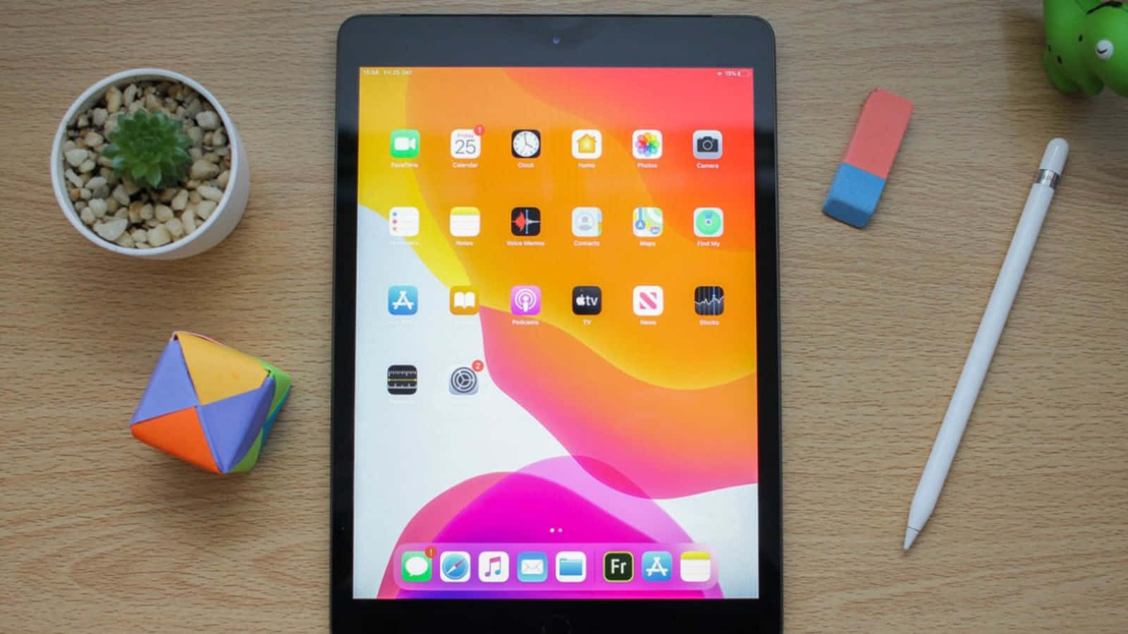 Bærbar kraft uttrykt - styrken til en iPad Bakgrunner