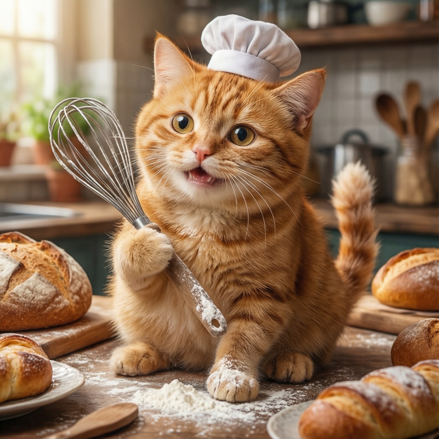 Bakerkatt Bakgrunner