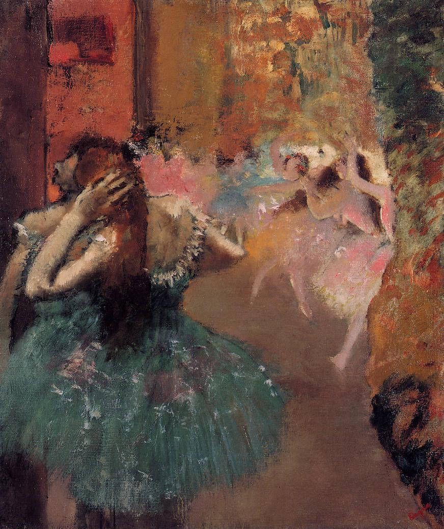 Ballettscene Edgar Degas Bakgrunner