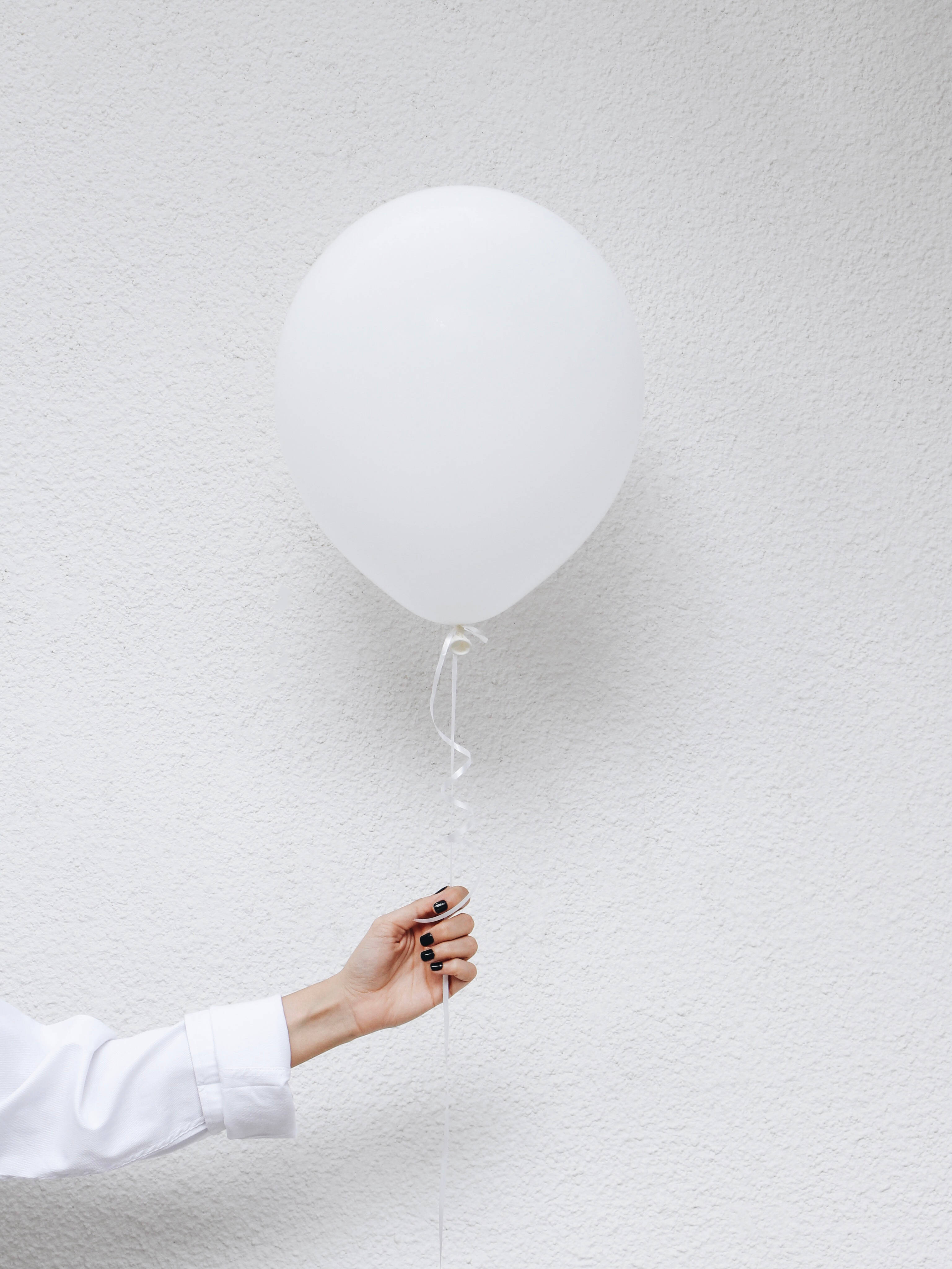 Ballong i hvit estetikk Bakgrunner