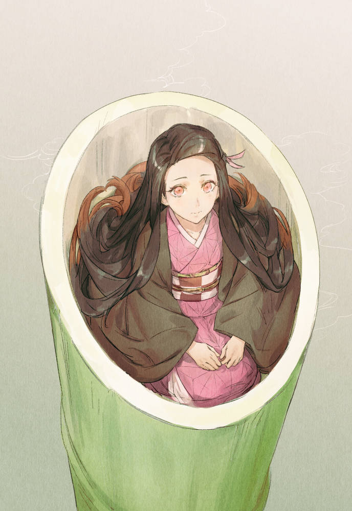 Bambusdemonkjemper Nezuko Bakgrunner