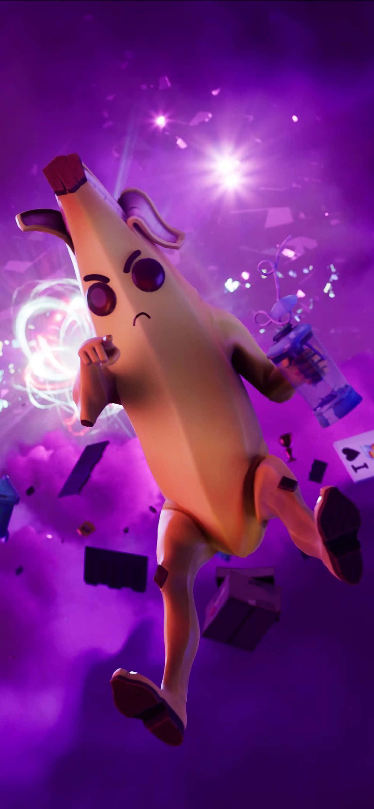 Banan Fortnite iPhone Bakgrunner