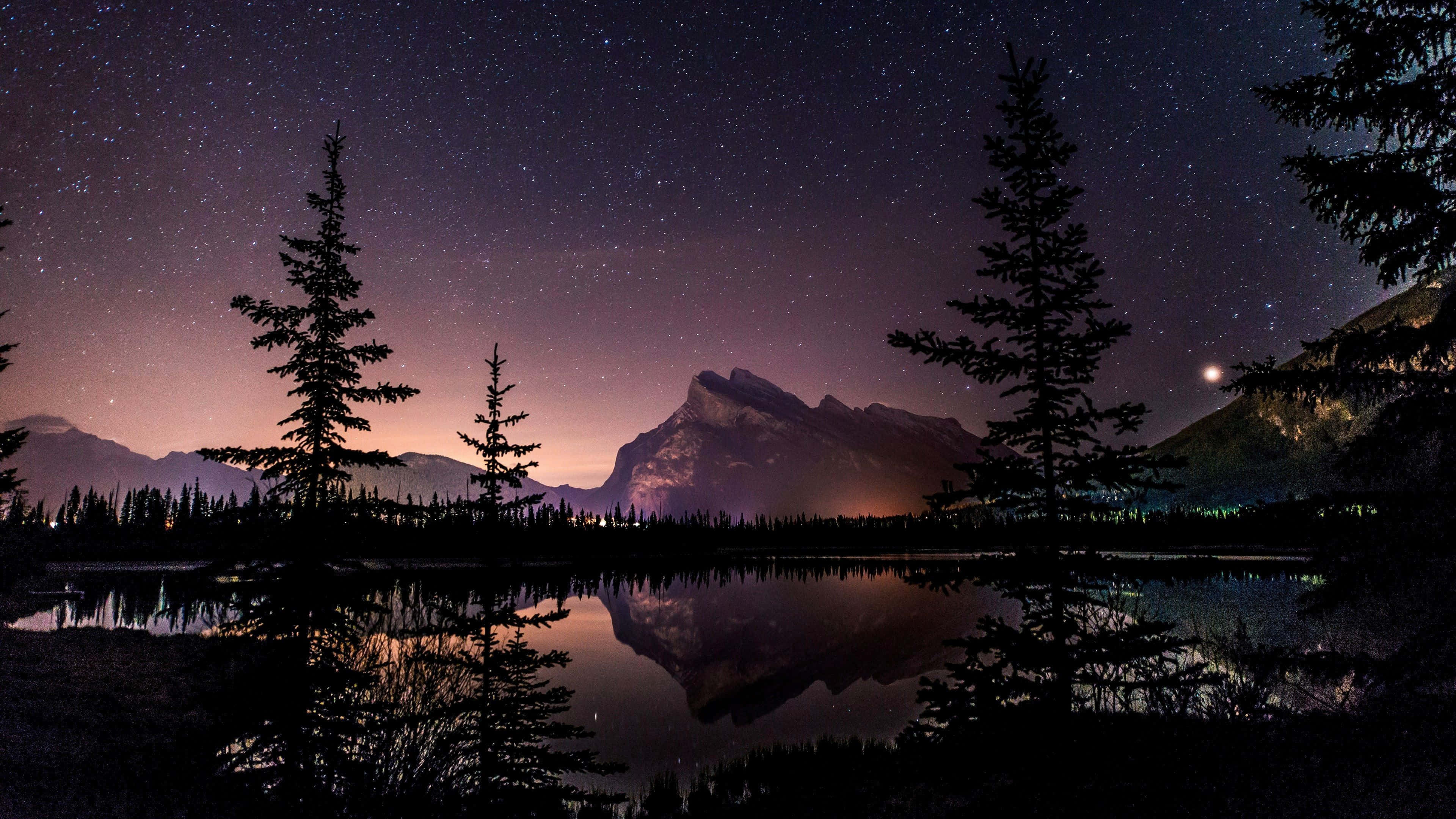 Banff nasjonalpark 4K Ultra HD landskap Bakgrunner