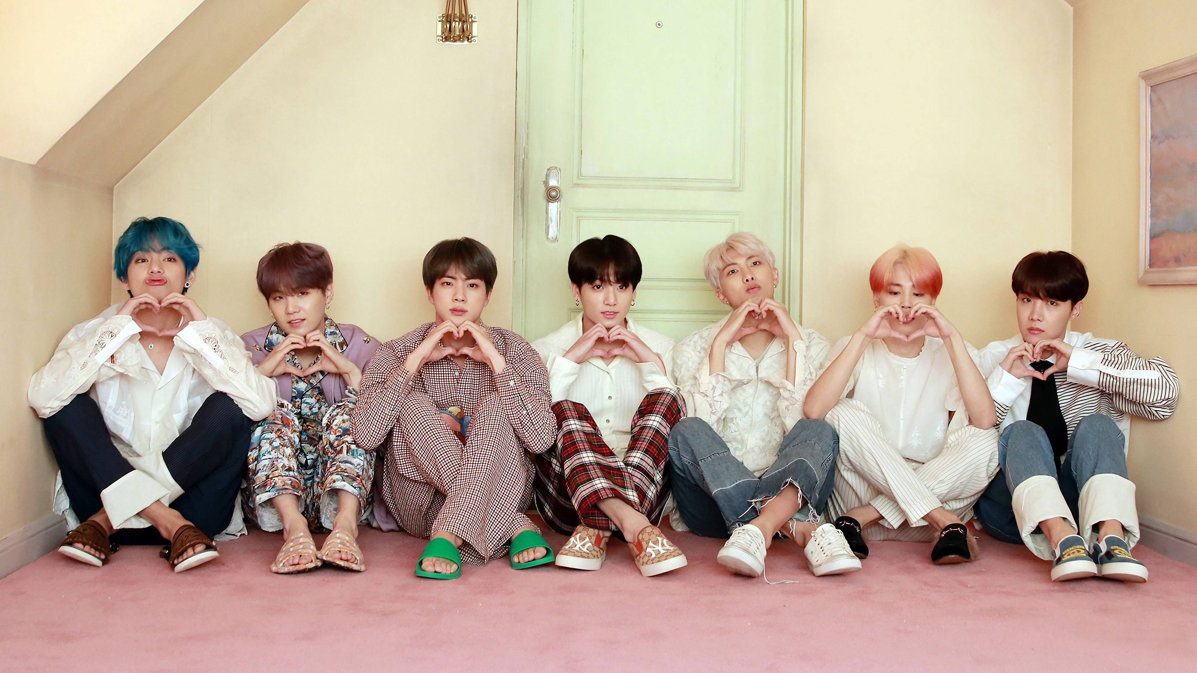 Bangtantv Pastell BTS Bakgrunner