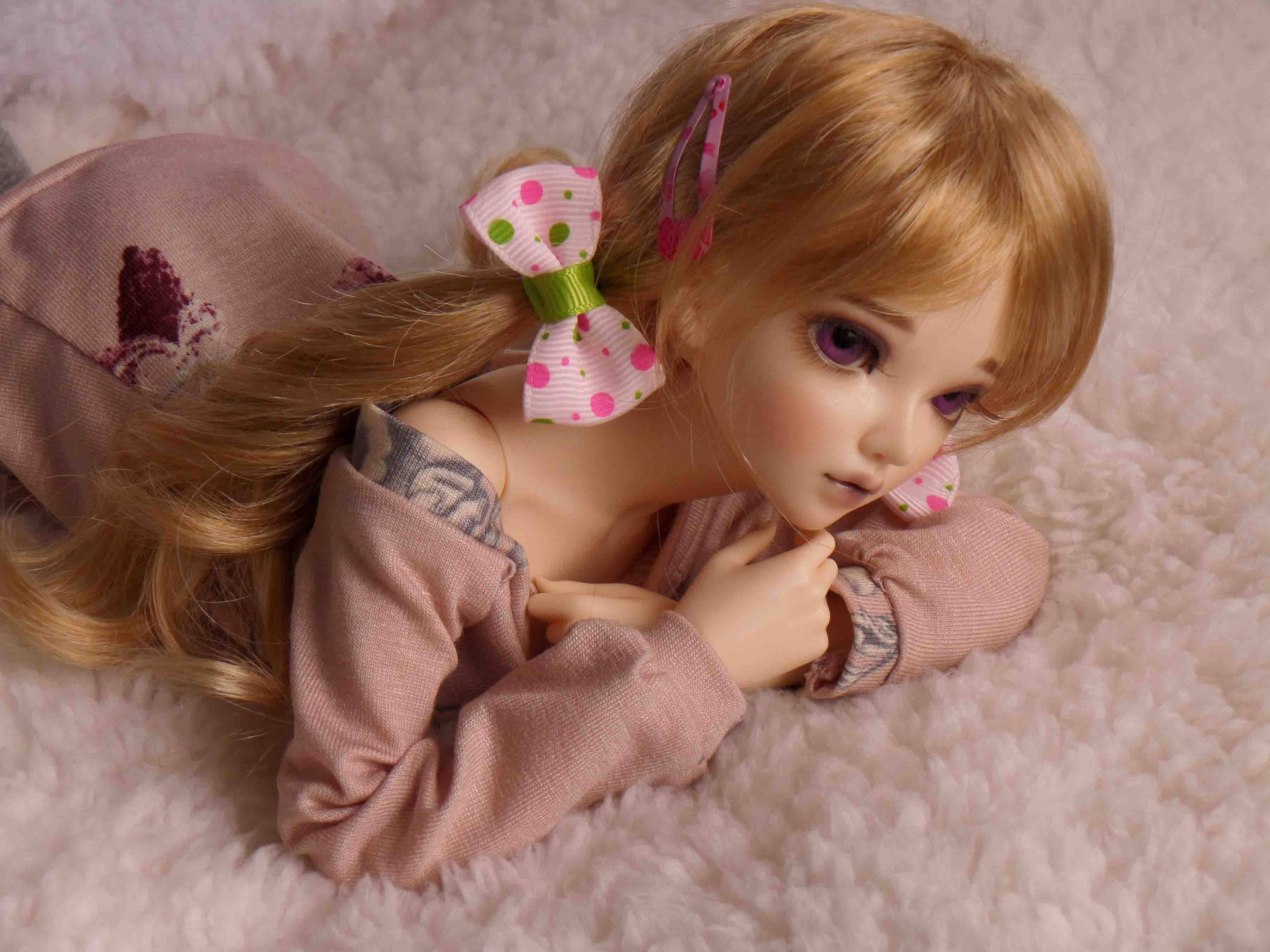 Barbie-dukke med fletter Bakgrunner