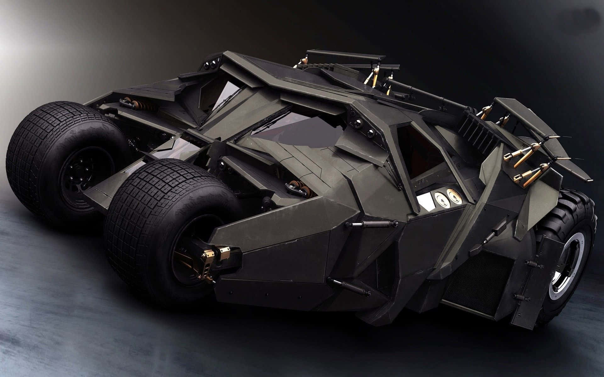 Batman-bil med metalliske deler Bakgrunner