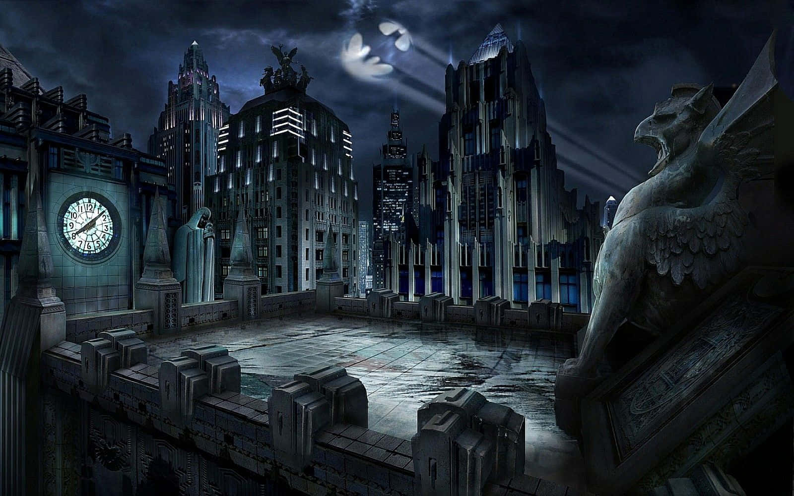 Batman byen bakgrunnsbilde - bakgrunnsbilder Bakgrunner