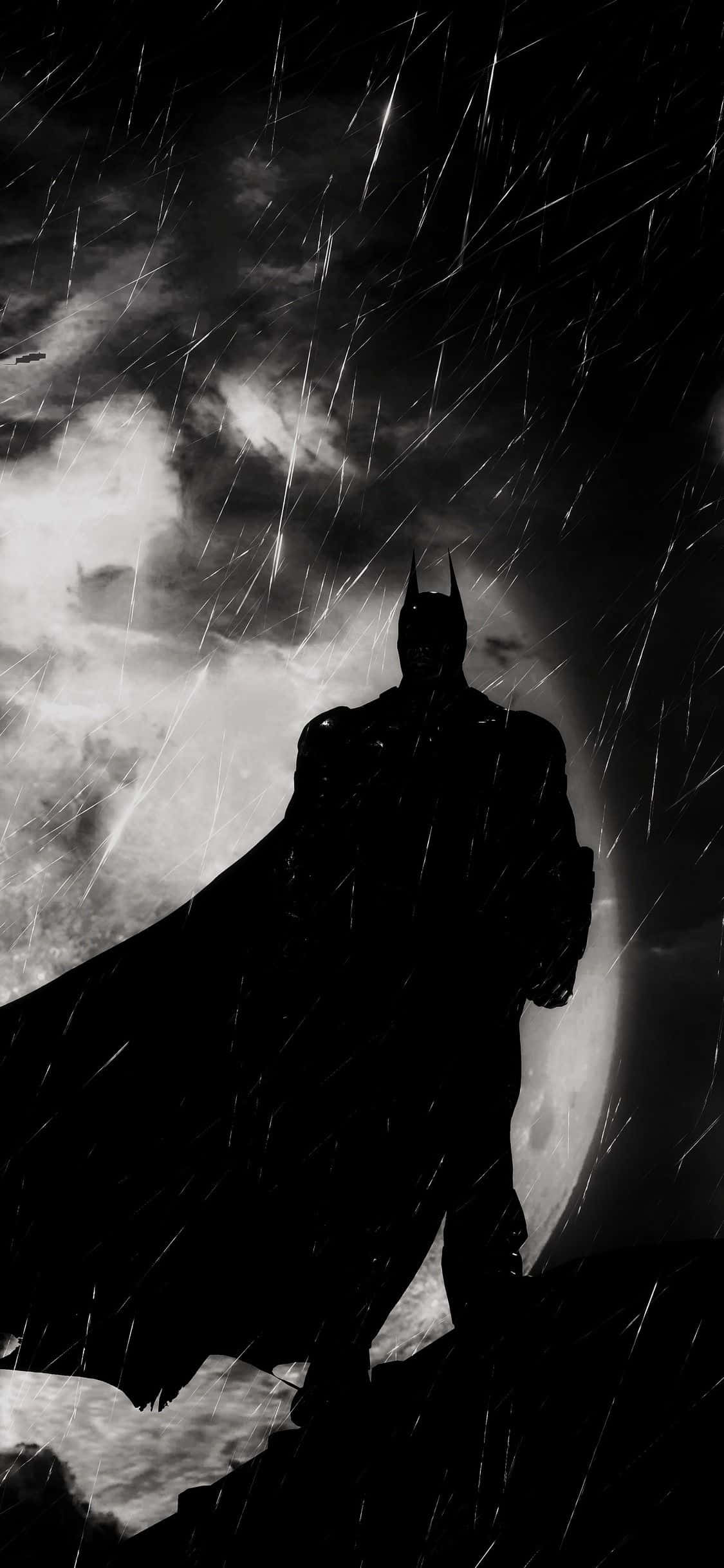 Batman-estetikk i svart og hvitt Bakgrunner