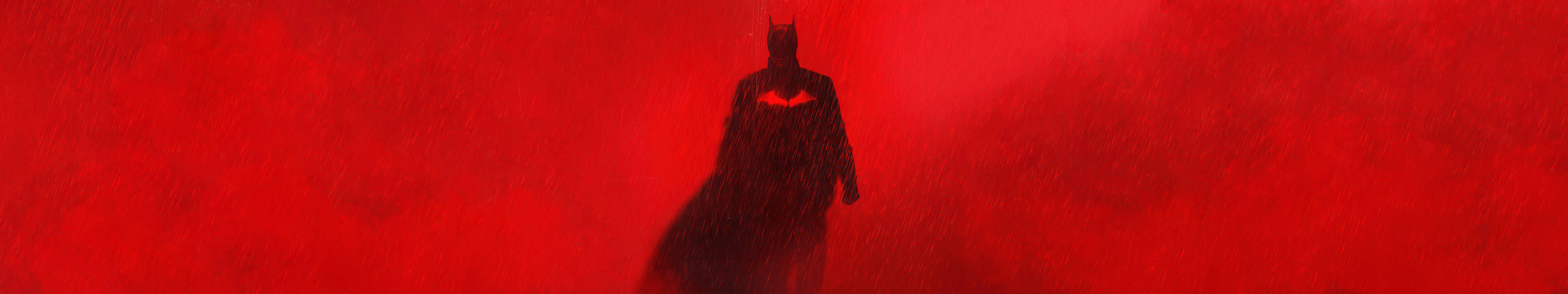 Batman i regnet tre skjermer Bakgrunner
