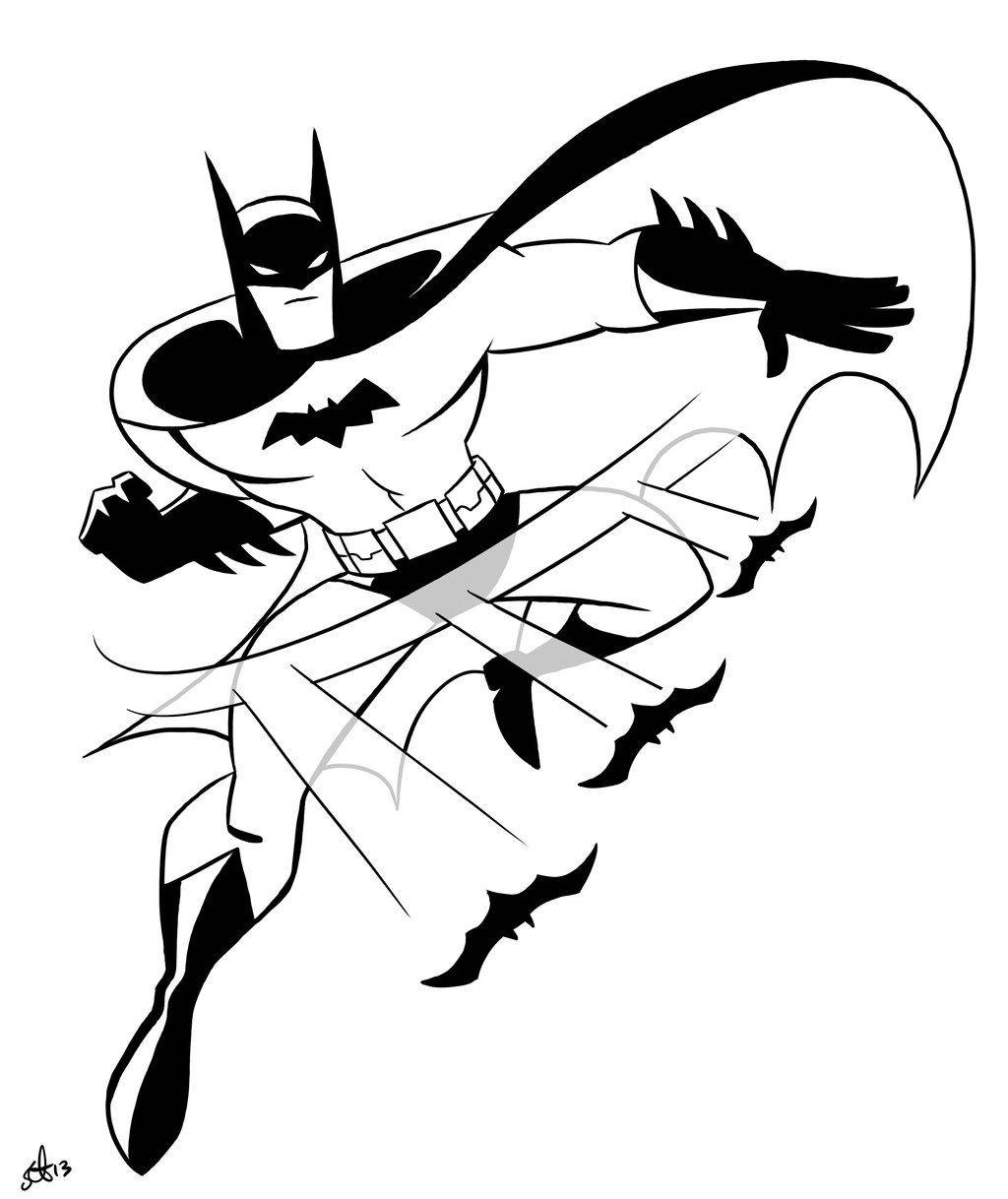 Batman kaster boomerang Bakgrunner