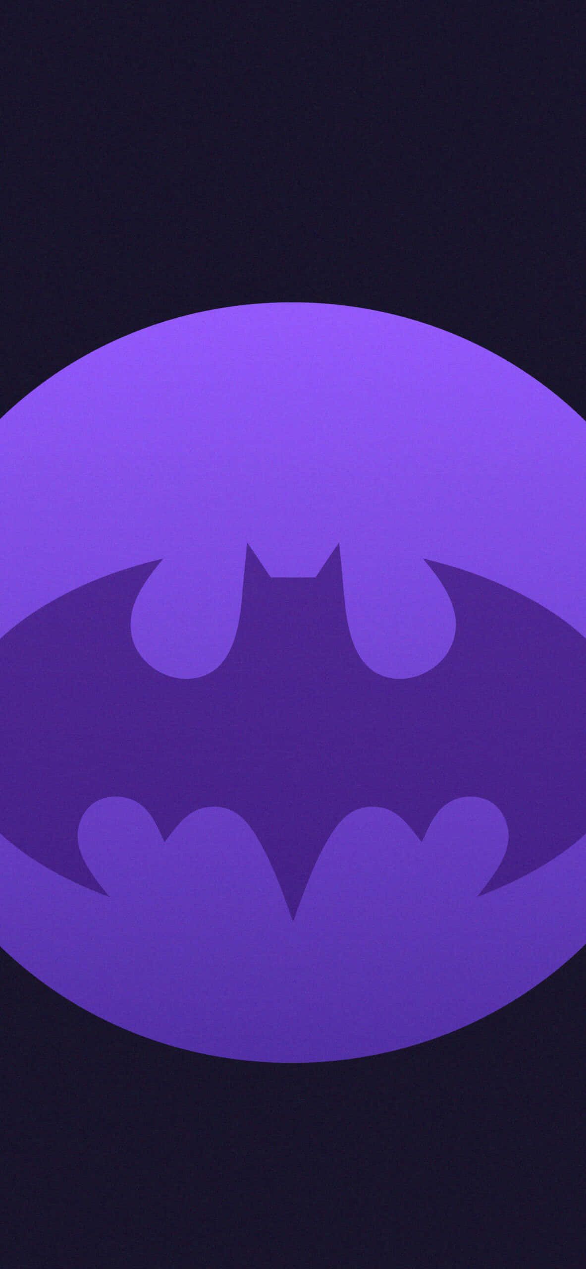 Batman-logo på lilla bakgrunn Bakgrunner