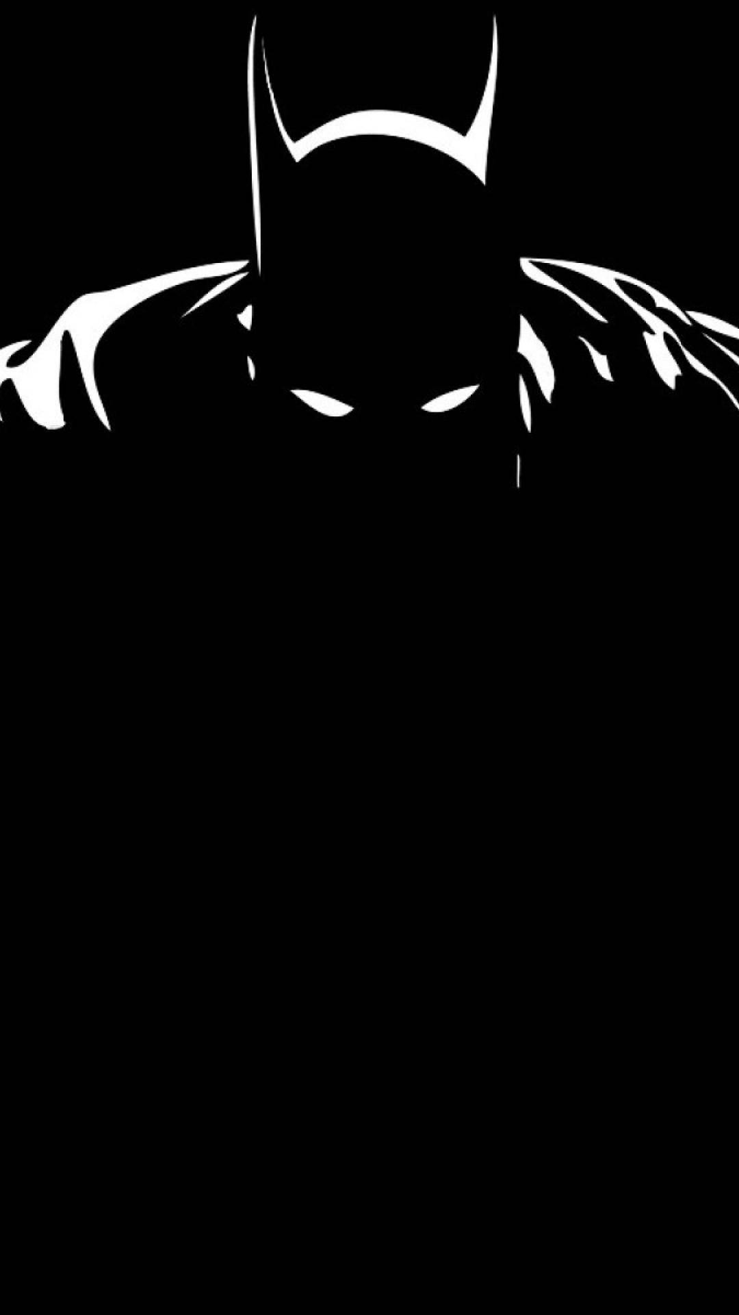 Batman minimalistisk kunst bakgrunnsbilde