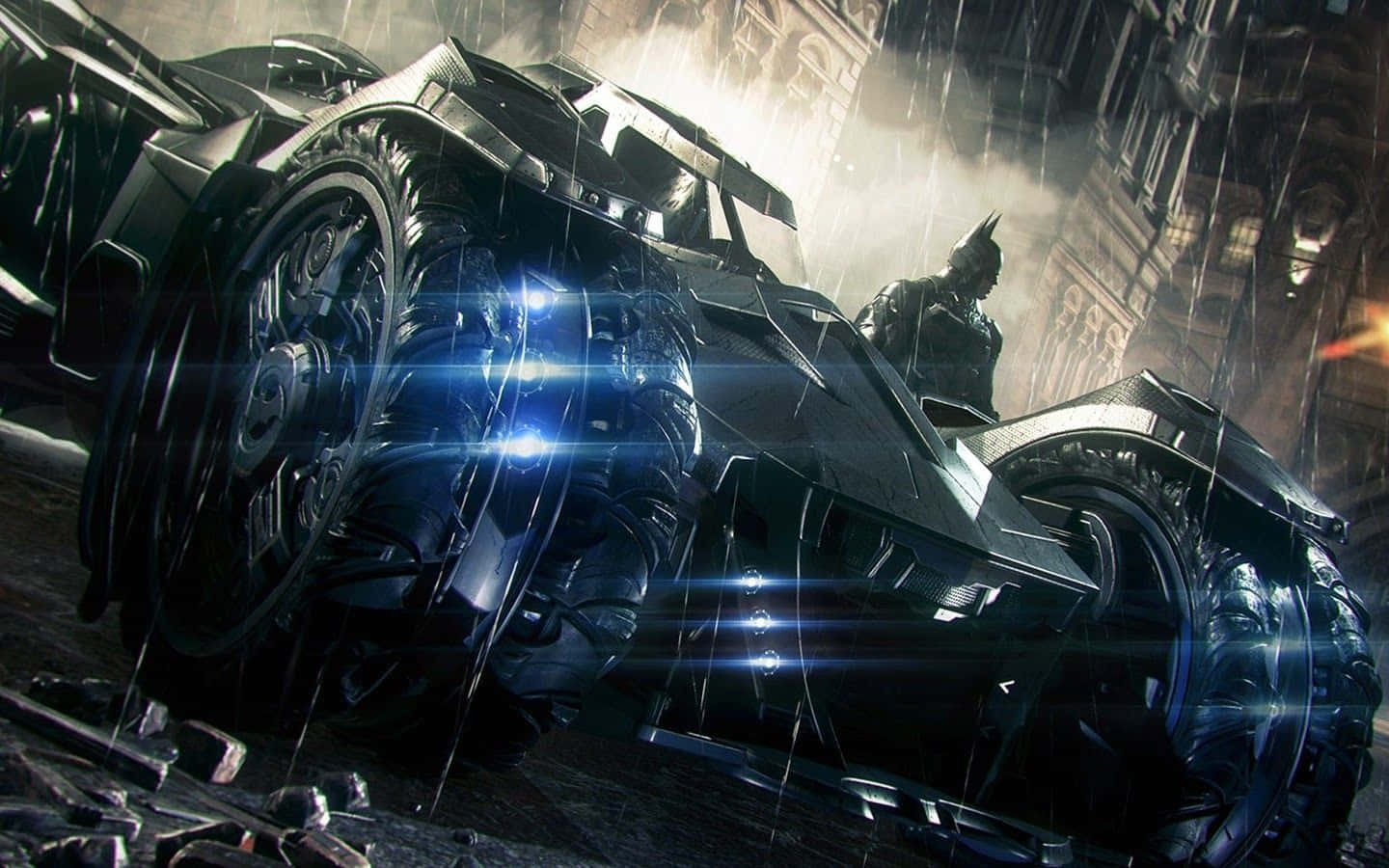 Batman Monsterbil Regn Bakgrunner