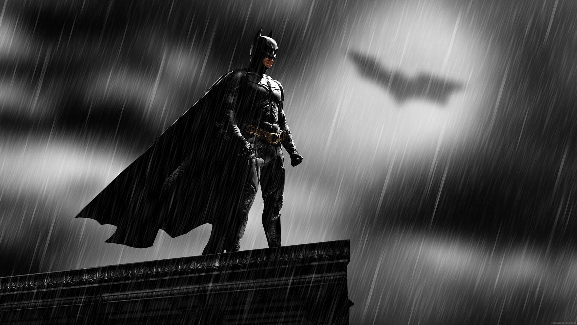 Batman regnfull natt plakat Bakgrunner