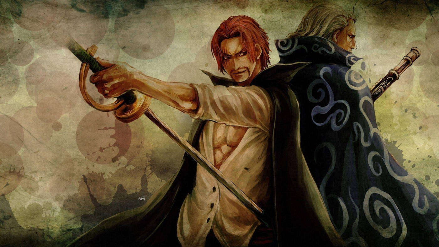 Beckman og Shanks Rygg mot Rygg One Piece Bakgrunner