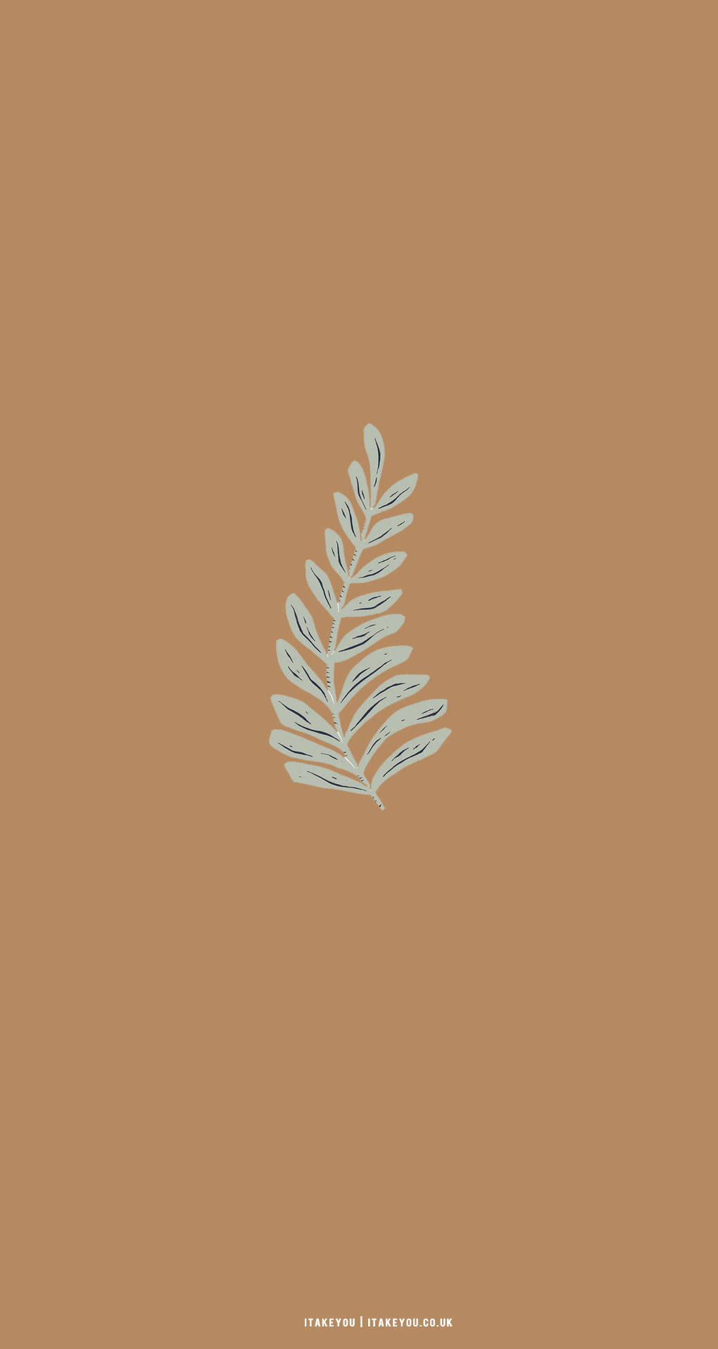 Beige brun estetikk med palmeblad Bakgrunner