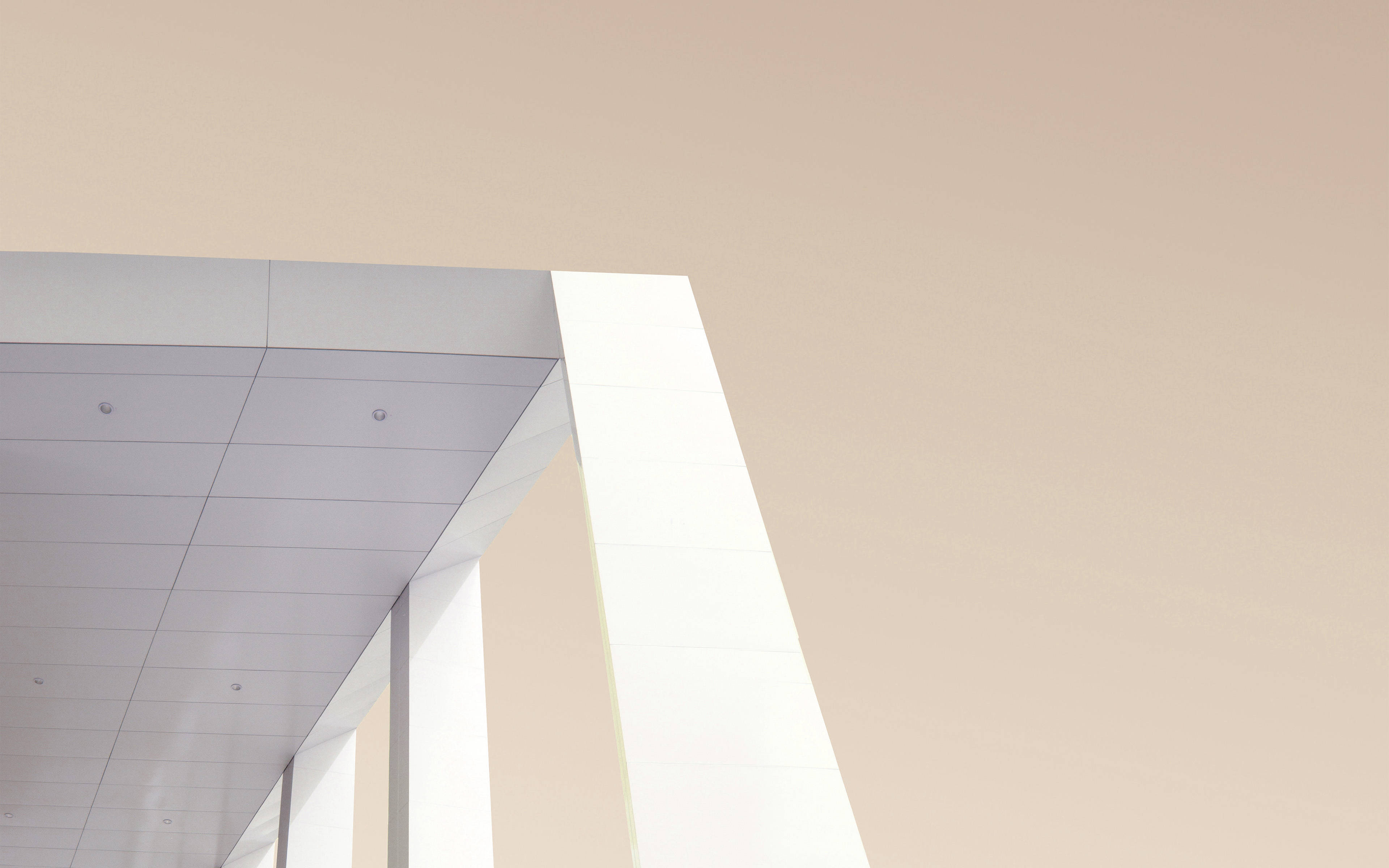 Beige estetisk bærbar PC-arkitektur Bakgrunner