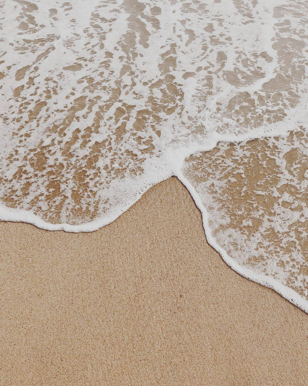 Beige estetisk strandkant Bakgrunner