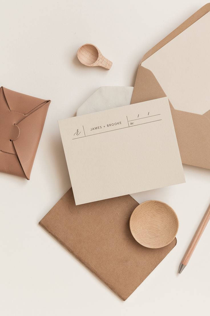 Beige estetiske bokstaver Bakgrunner