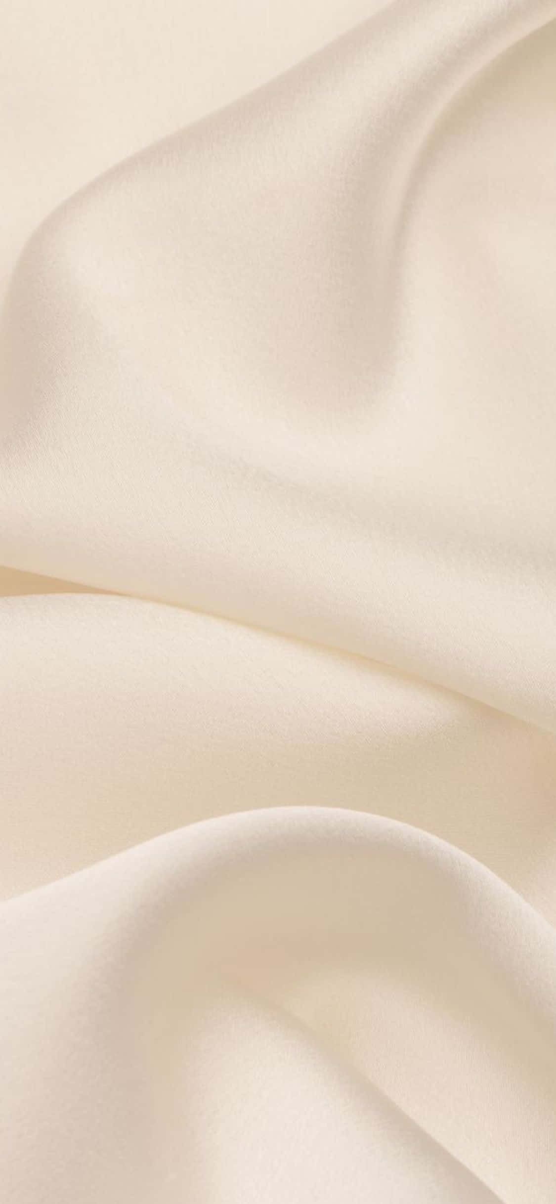 Beige silke iPhone X minimalistisk bakgrunn Bakgrunner