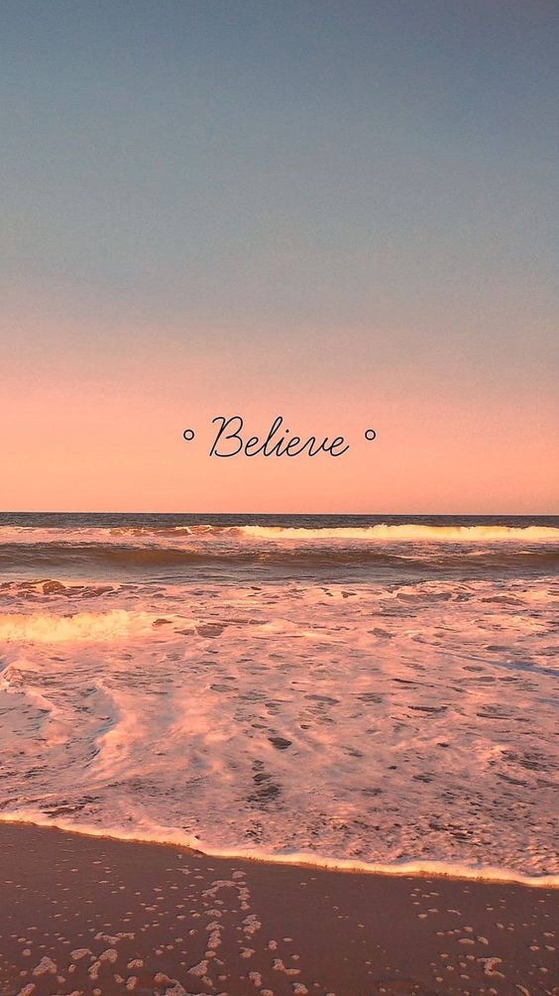 Believe iPhone-estetikk Bakgrunner