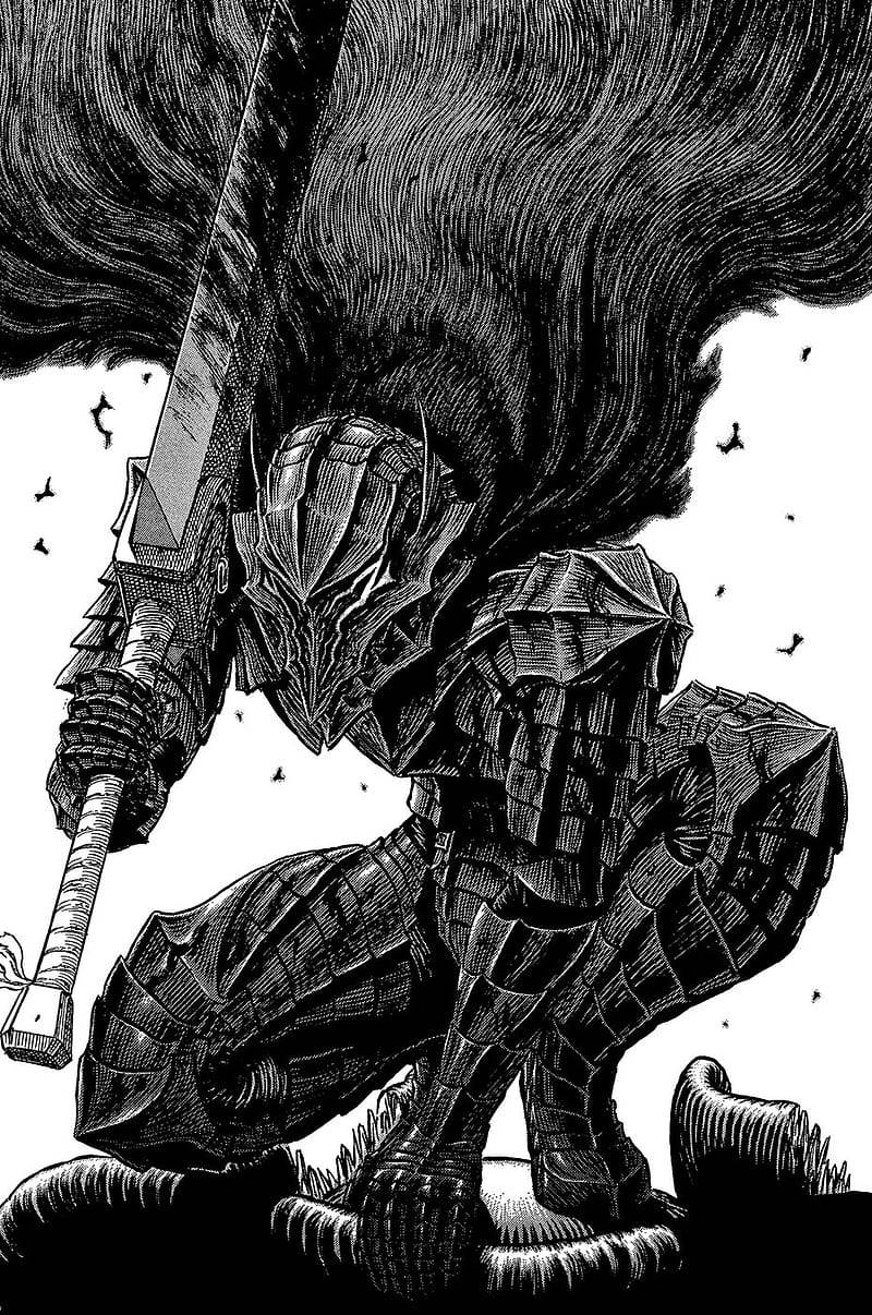 Berserk Guts i full rustning Bakgrunner