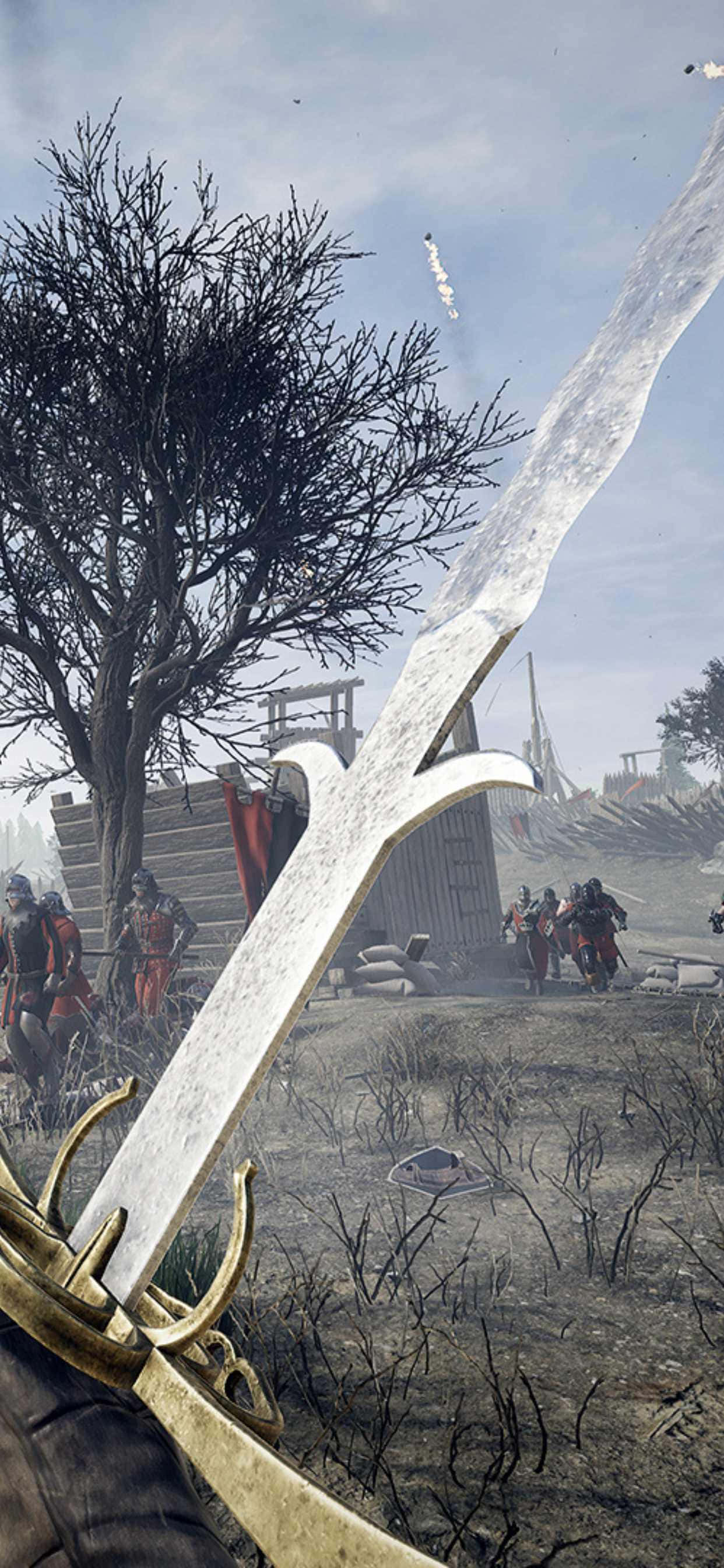 Beseire fiendene dine med iPhone Xs Max Mordhau Bakgrunner