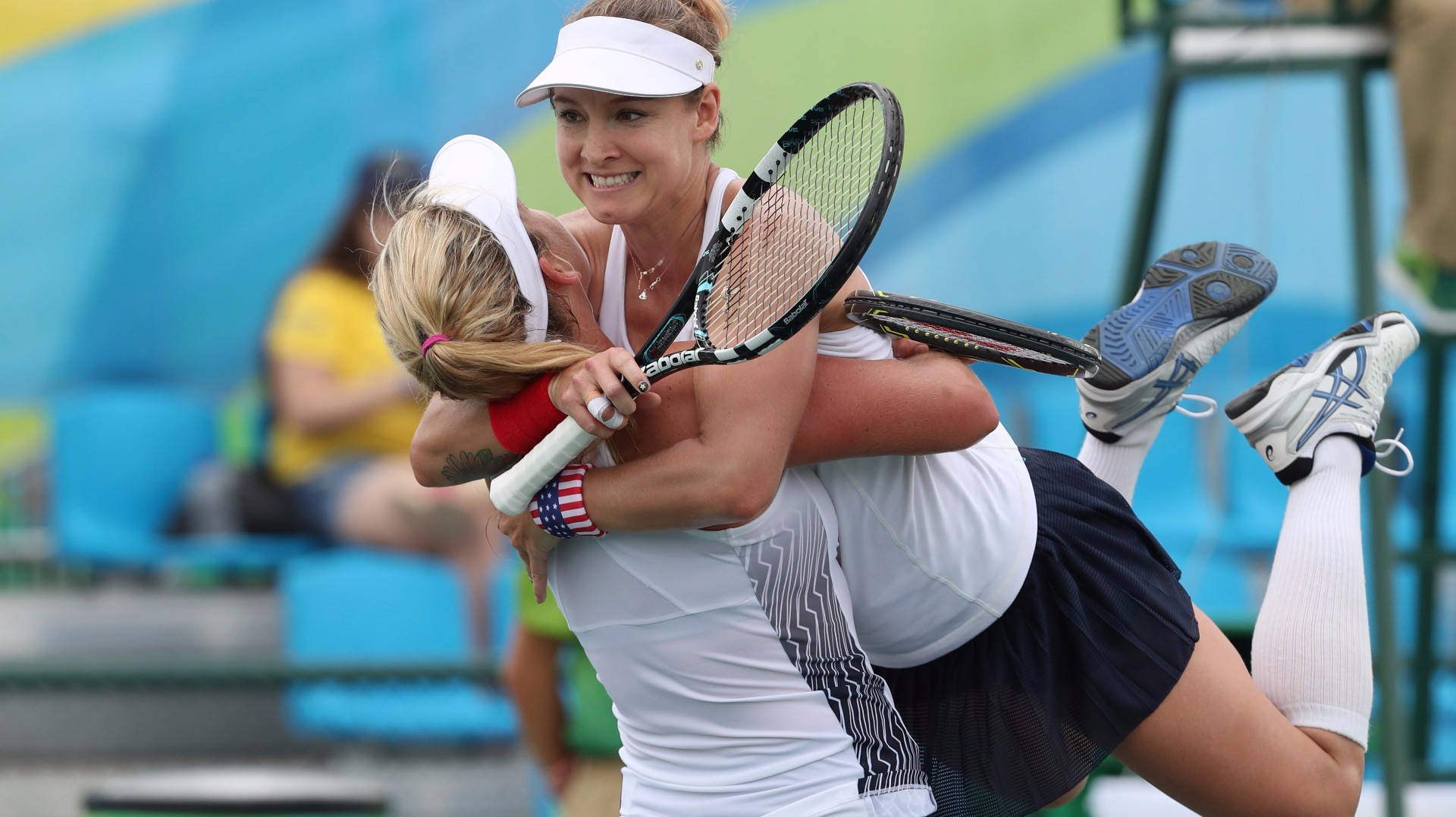 Bethanie Mattek-Sands klemmer medspiller Bakgrunner