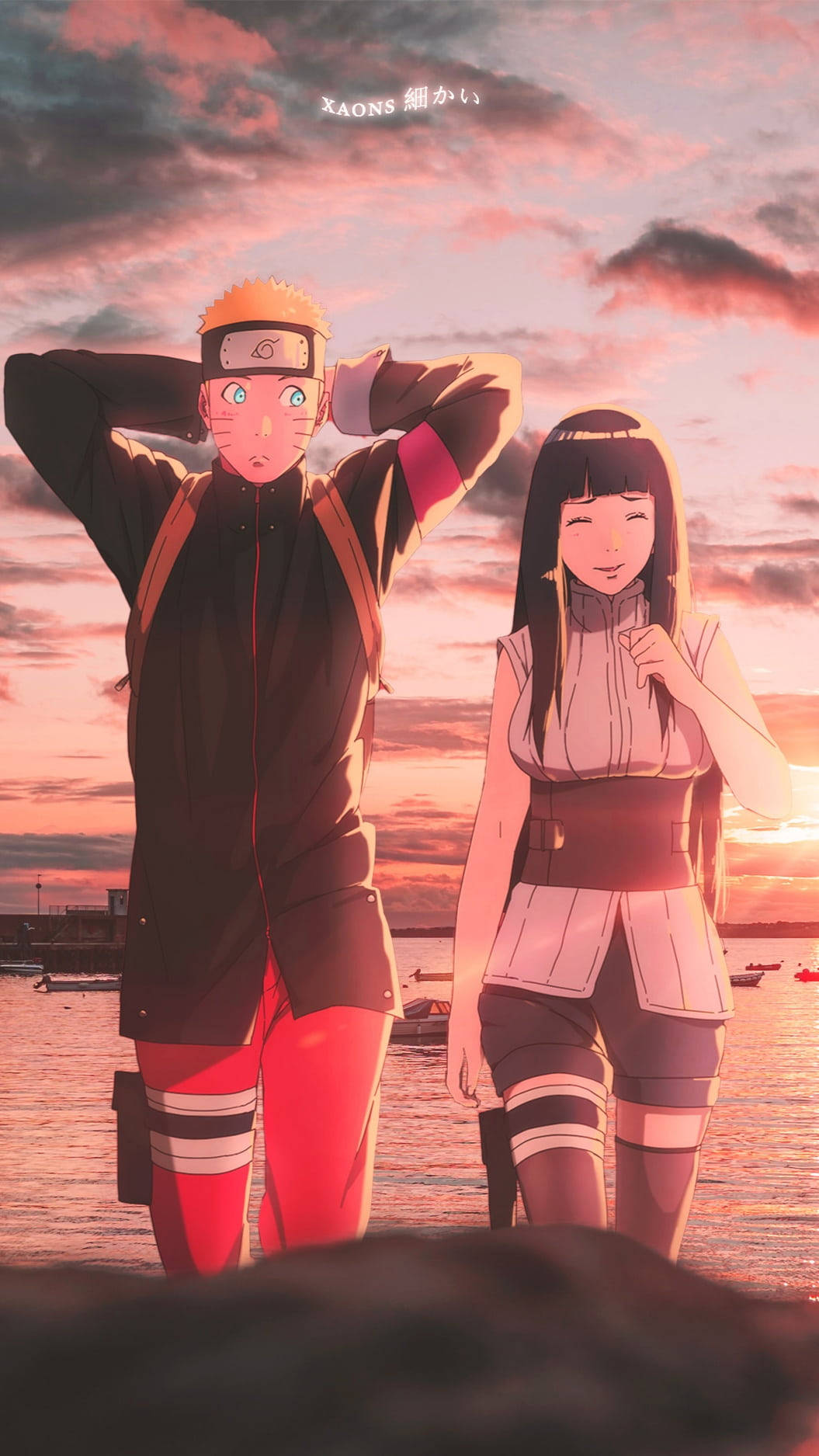 Bevegelig Naruto Love Hinata Bakgrunner