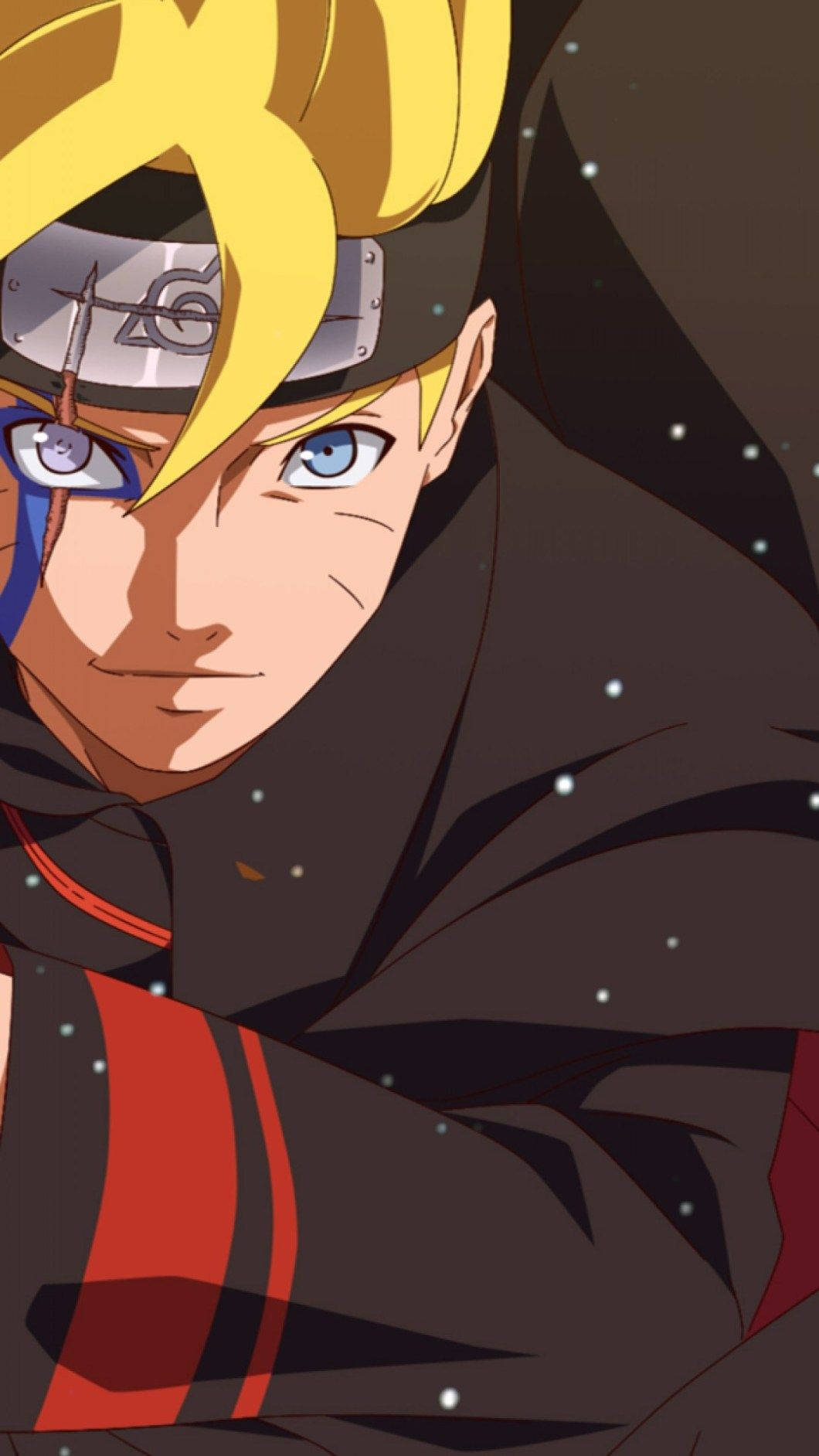 Bevegelig Naruto med blå og lilla øyne Bakgrunner