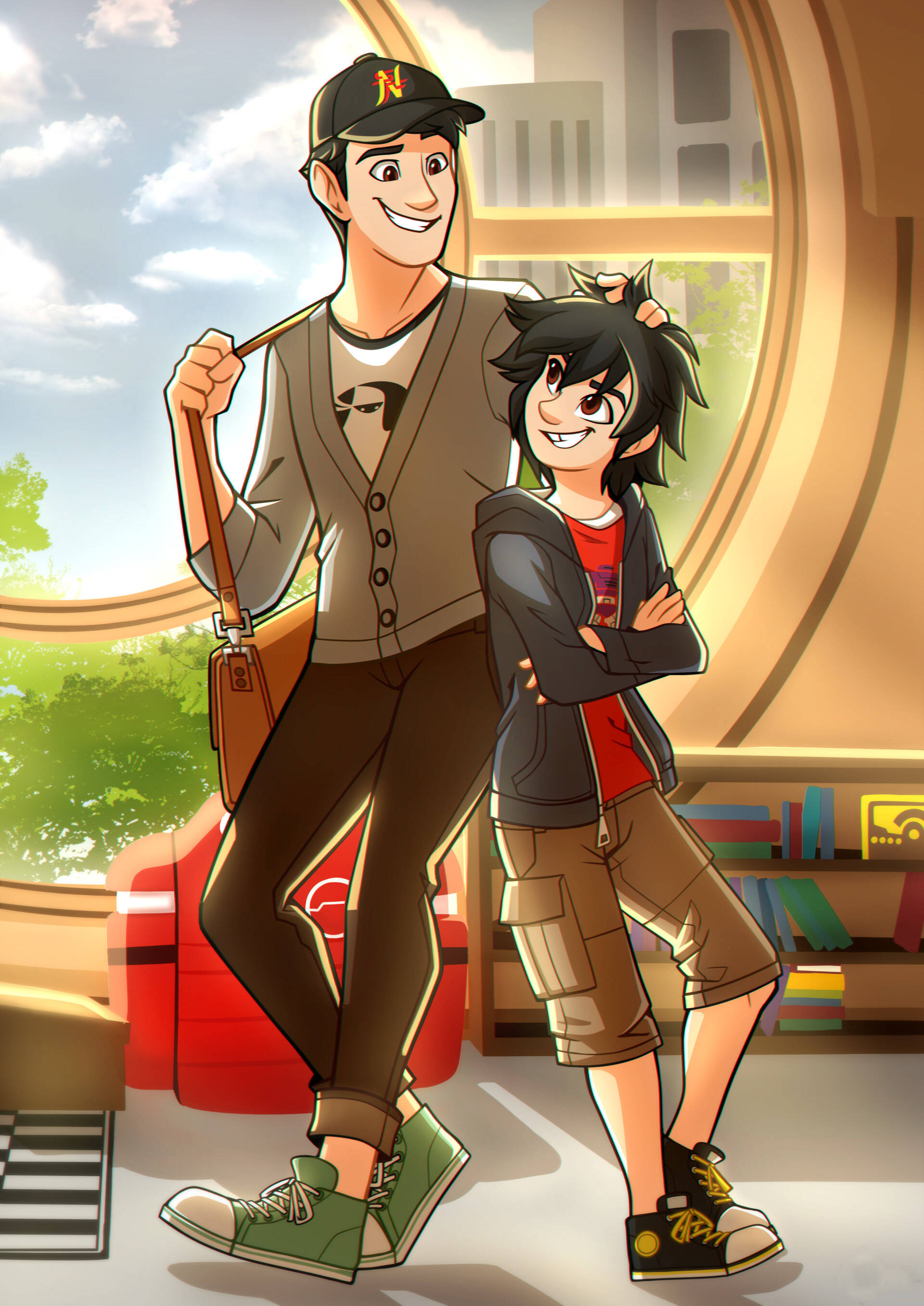 Big Hero 6 Hamada-brødrene Bakgrunner