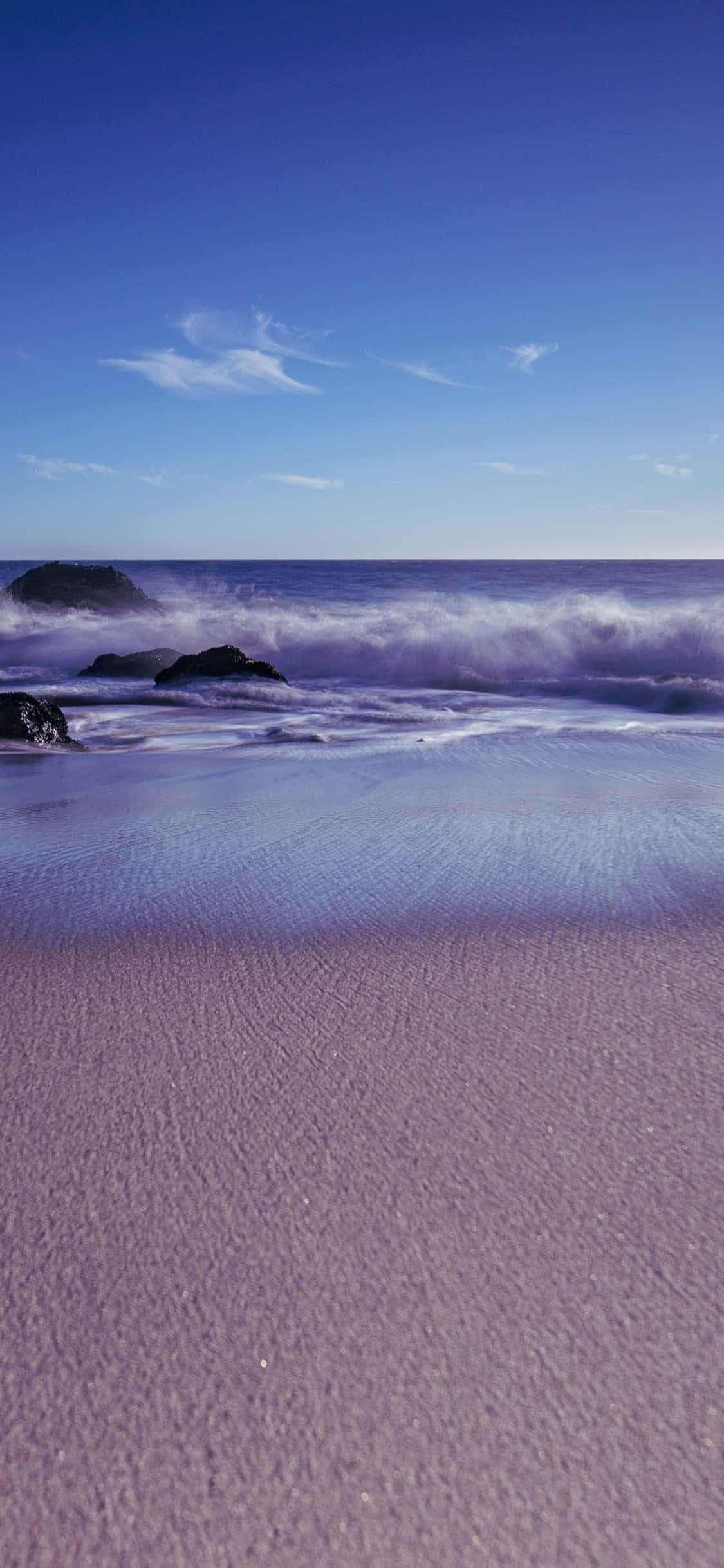 Bilde av California-solnedgangen sett fra iPhone X Bakgrunner