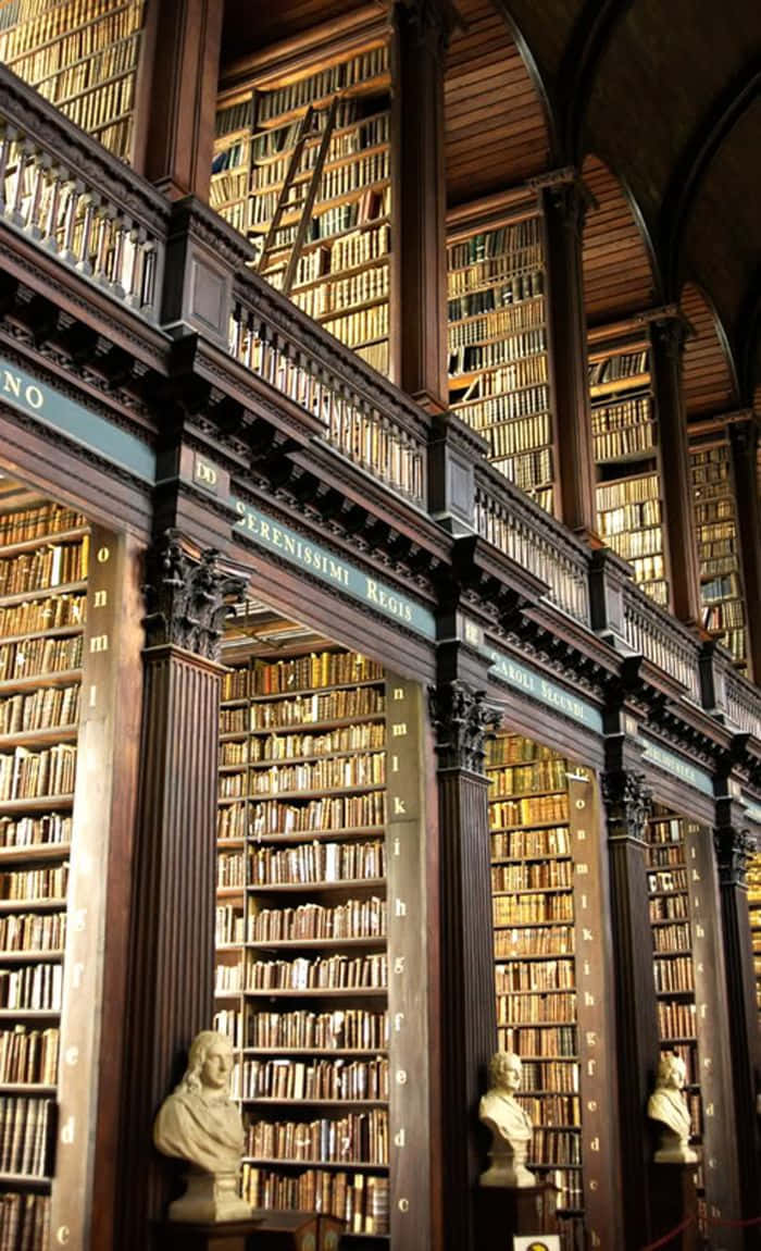 Bilde av Trinity College Library Bakgrunner